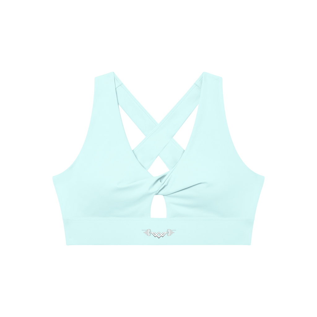 Women's Twist Front V-Neck Sports Bra