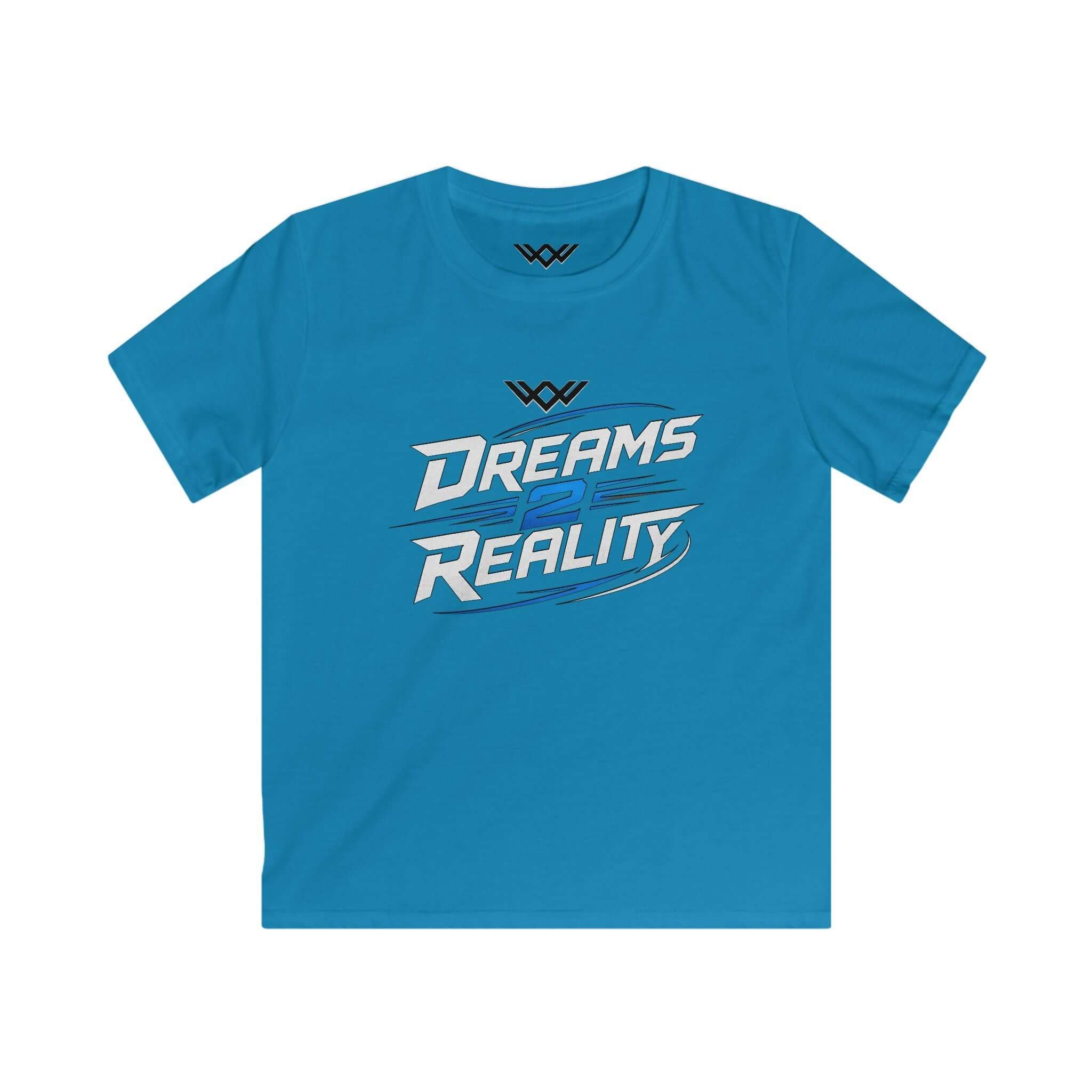 kids motivational graphic tee | Dreams 2 reality