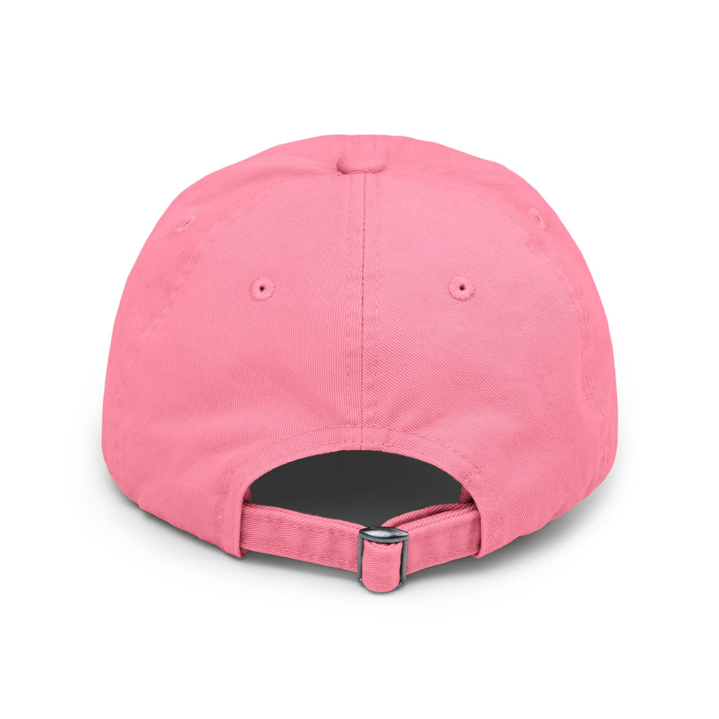 Distressed Black Baseball Cap — Minimal Worn Logo Hat