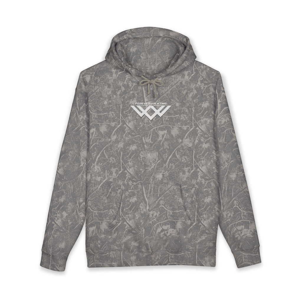 Minimal Chest Logo Heavyweight Camo Pullover Hoodie | FUL