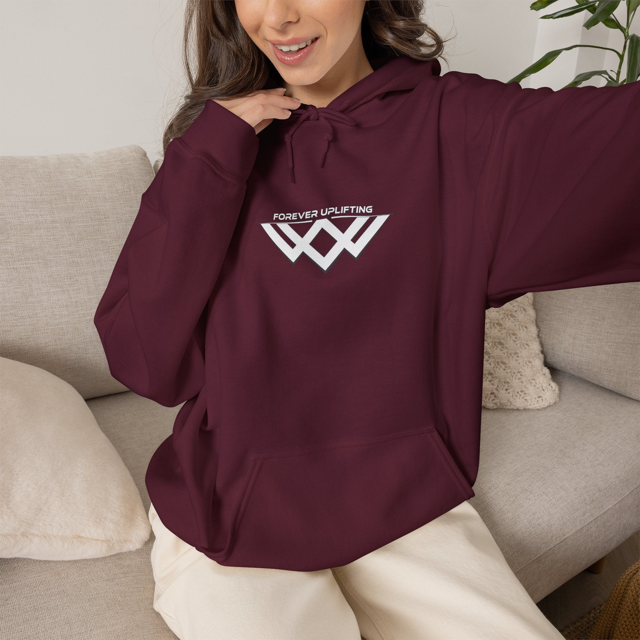 Unisex Statement Logo Three-panel Hoodie
