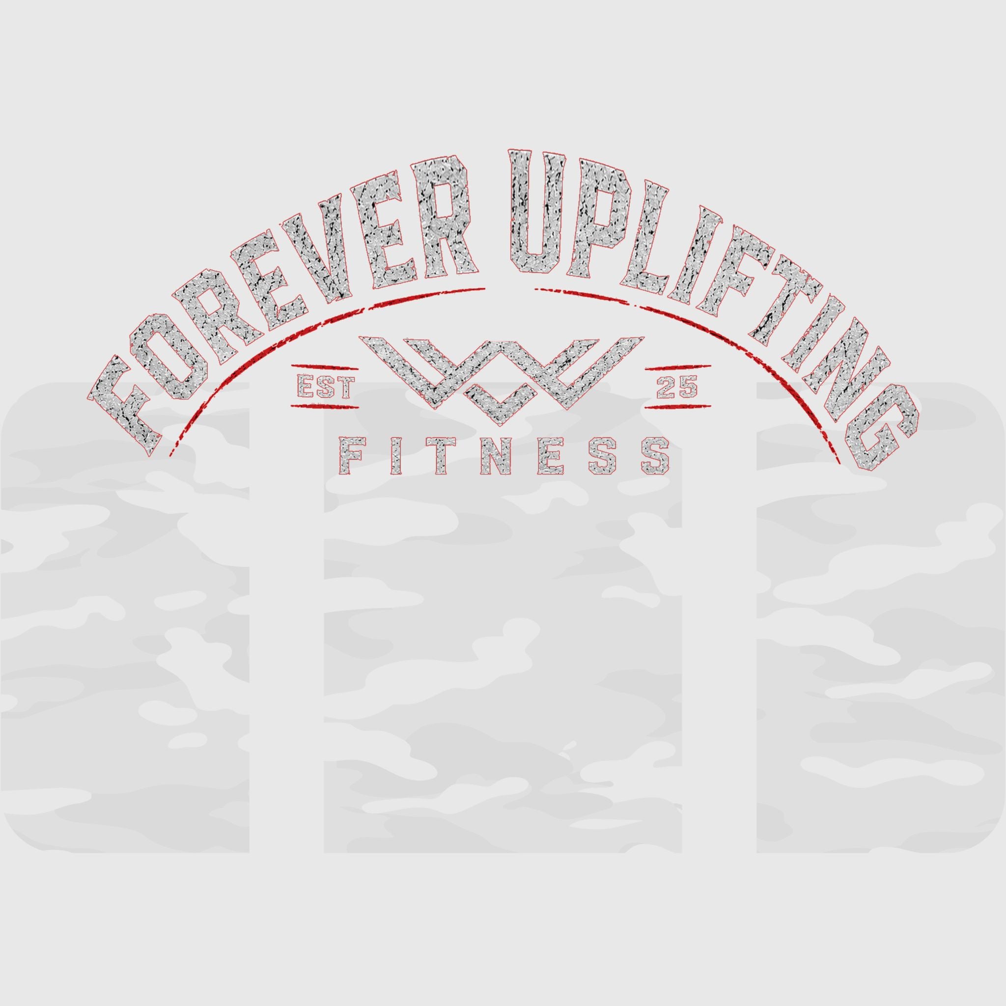 Forever Uplifting Fitness Duffel Bag — Camouflage Travel Gym Bag