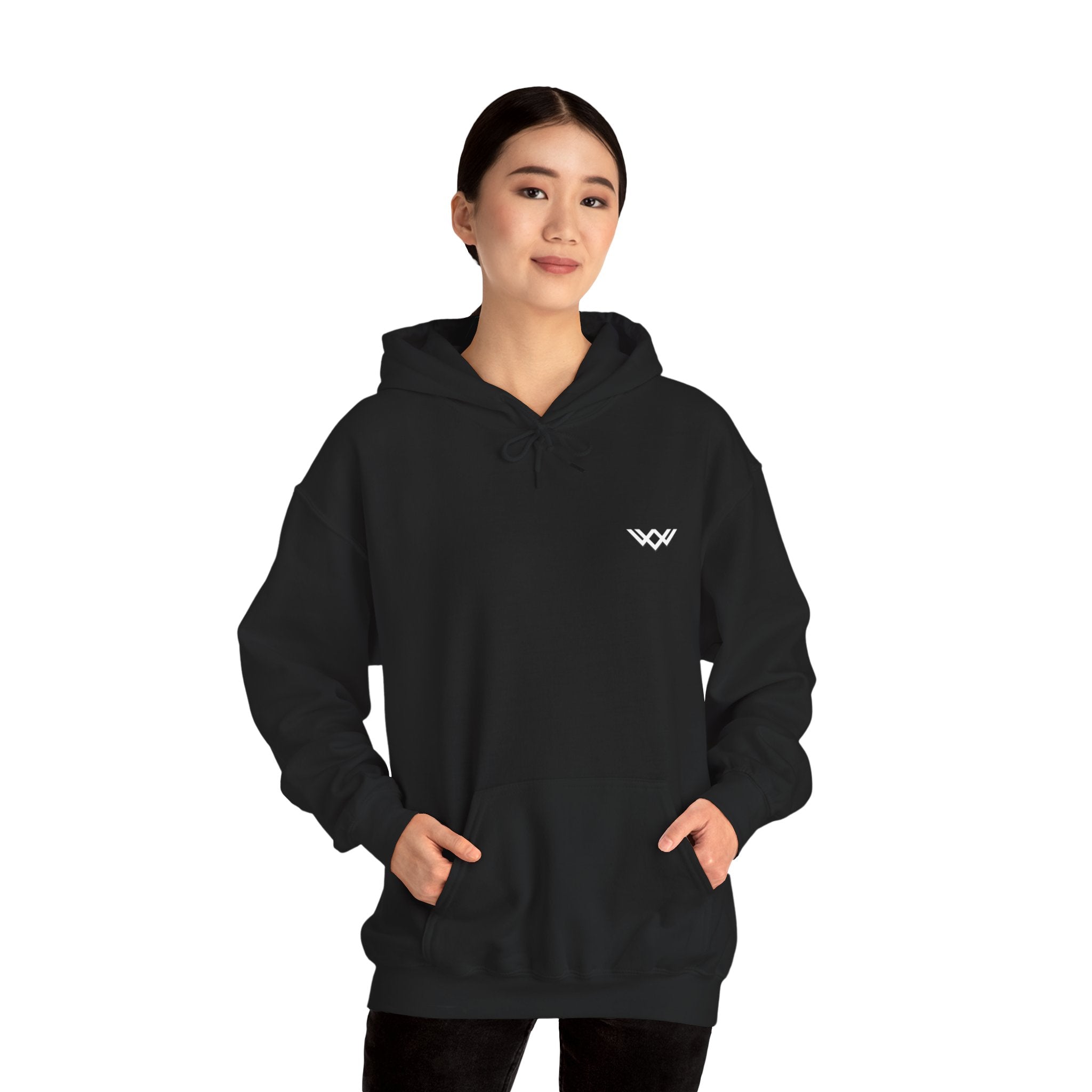 Unisex Signature Front Statement Back Hoodie | FUL