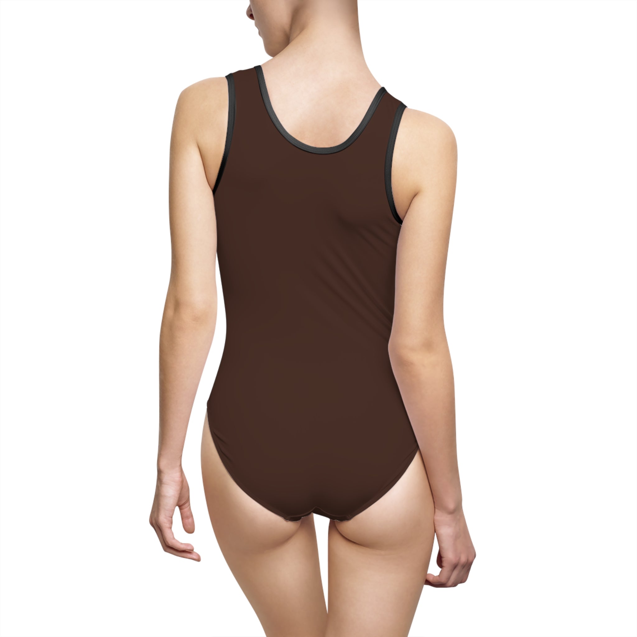 Women's Chocolate One-Piece Swimsuit | FUL