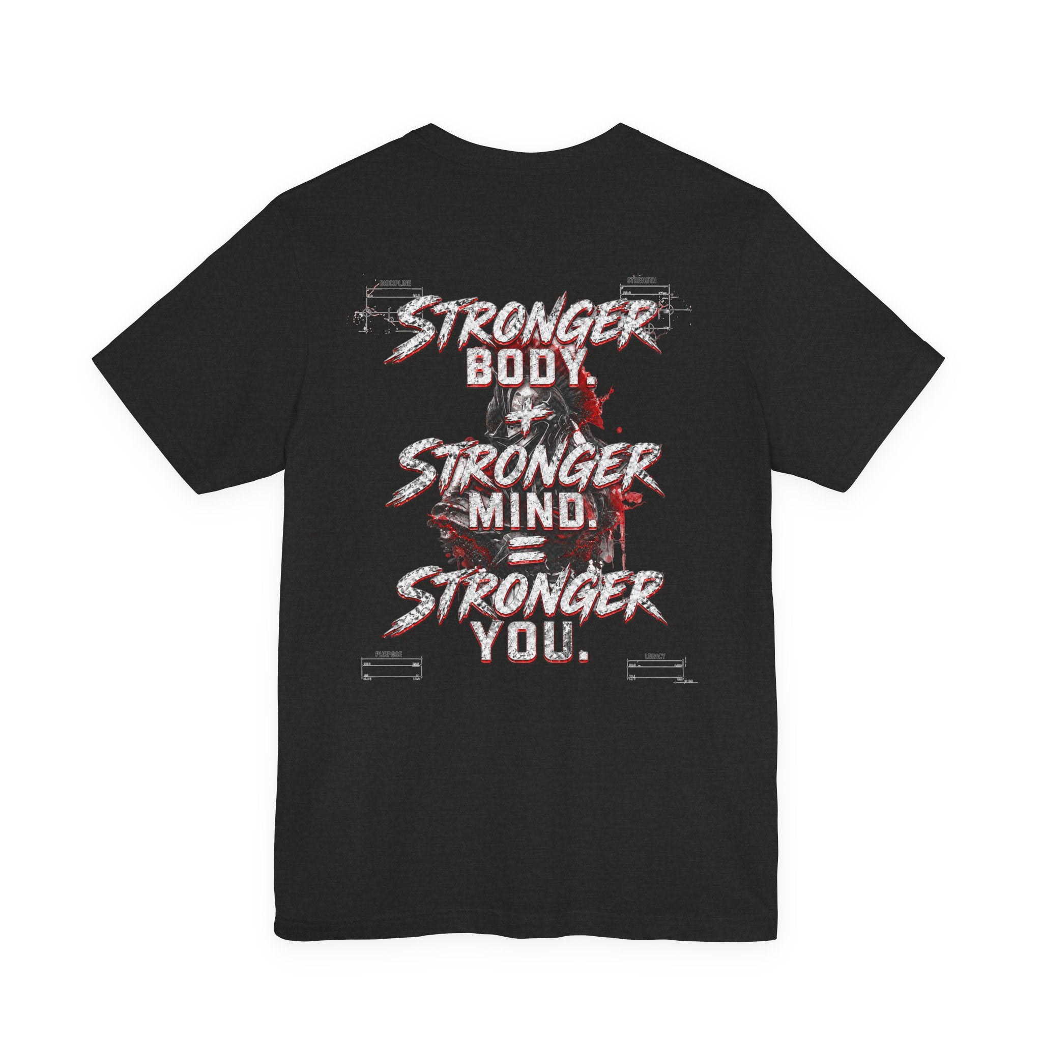 Stronger You Spartan Premium Gym T-Shirt | Forever Uplifting Fitness