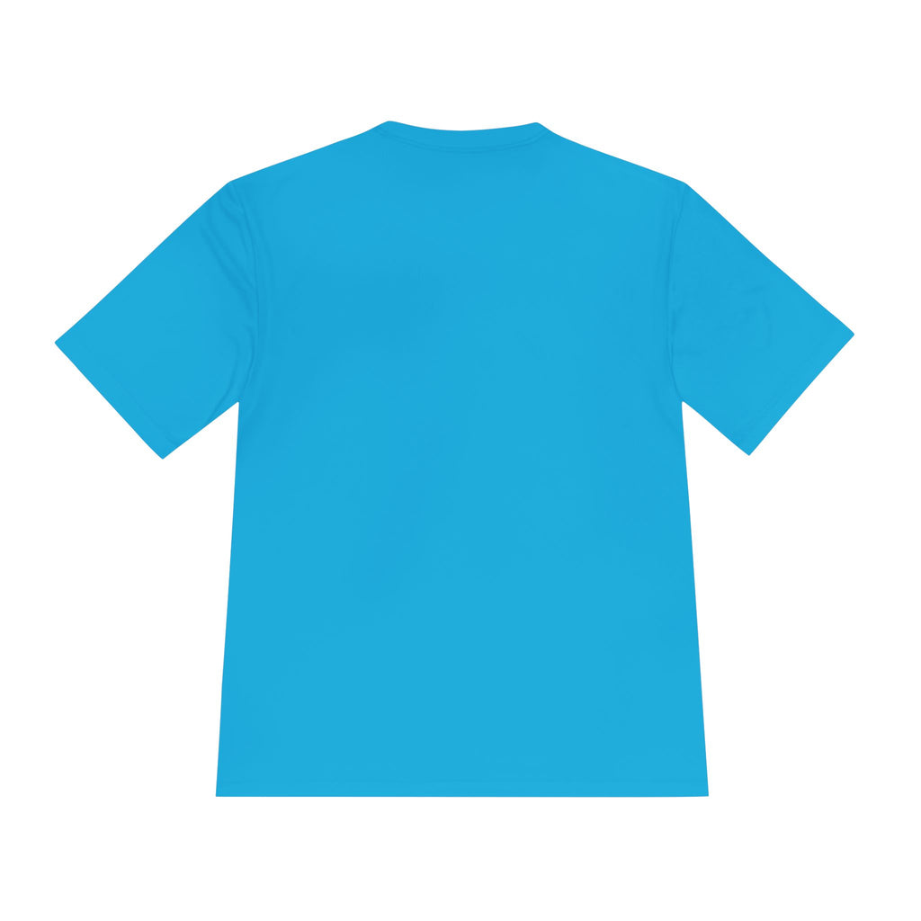Moisture-Wicking Performance Tee — Minimal Black Chest Logo