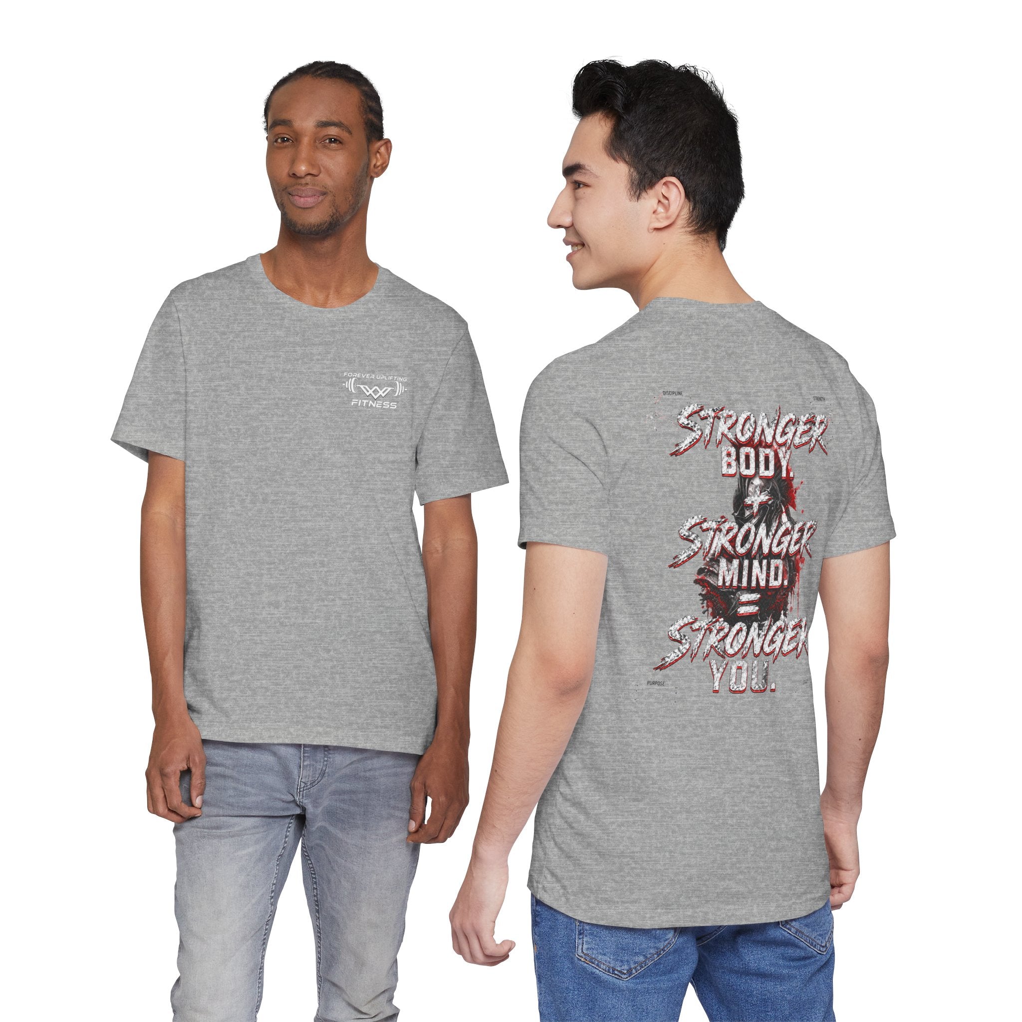 Stronger You Spartan Premium Gym T-Shirt | Forever Uplifting Fitness