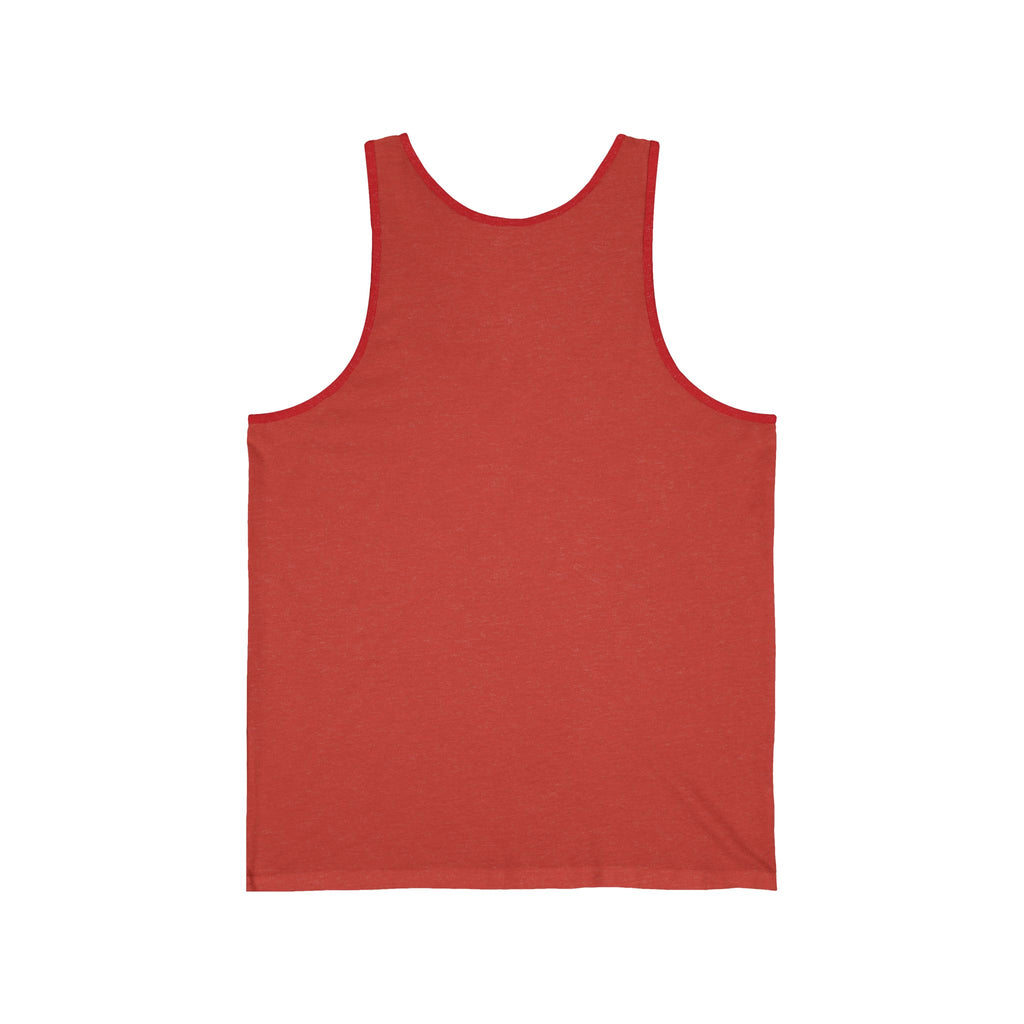 Unisex Jersey Tank Top — Minimal Chest logo