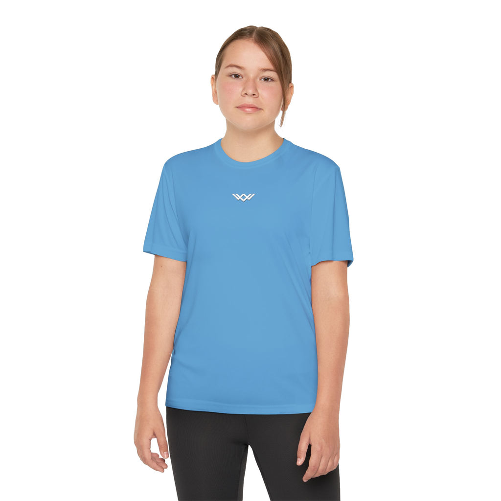 Youth Competitor Tee — Minimalist Chest Logo
