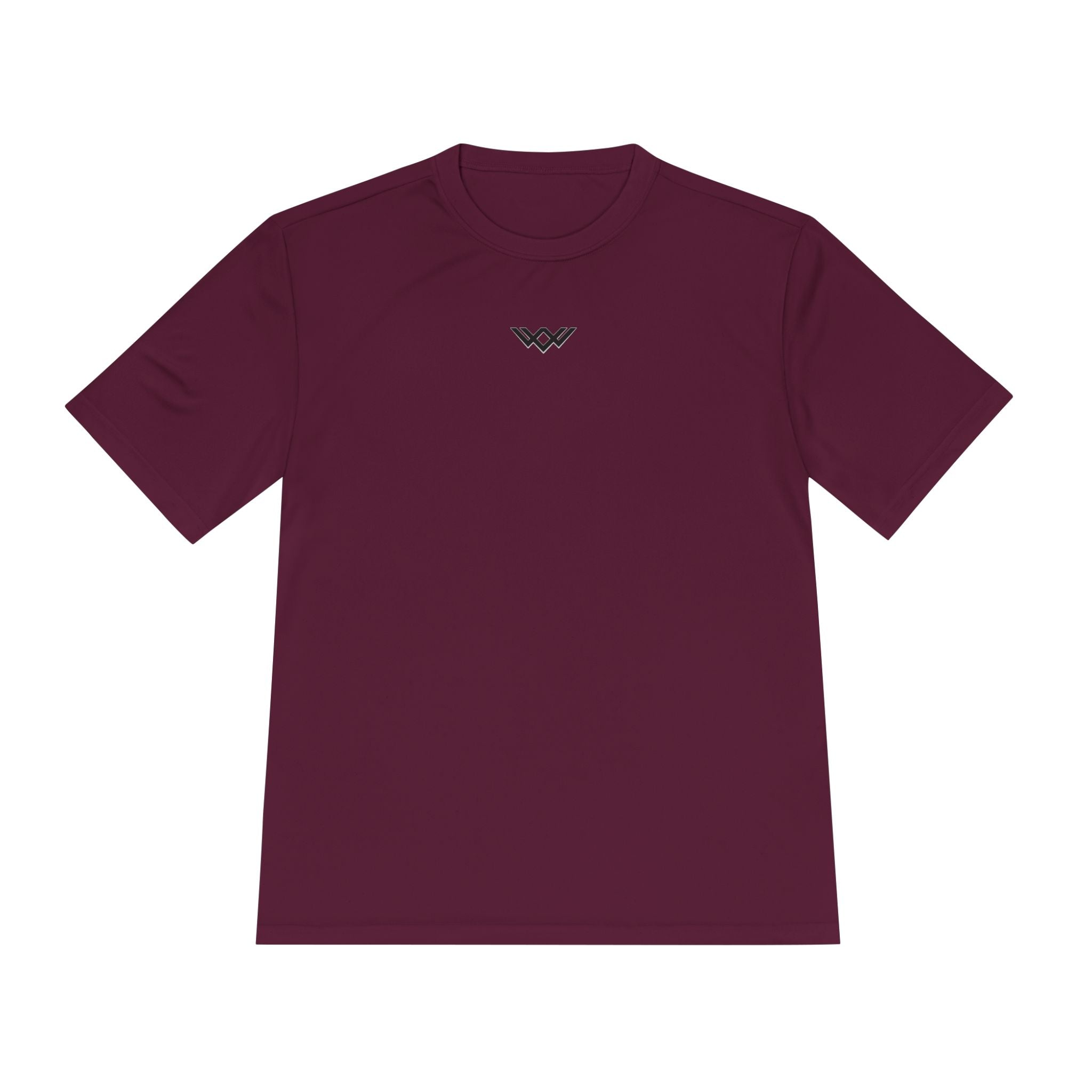 Moisture-Wicking Performance Tee — Minimal Black Chest Logo