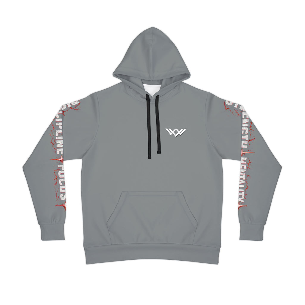 Stronger You Spartan Premium Gym Hoodie – Athletic Grey | Forever Uplifting Fitness