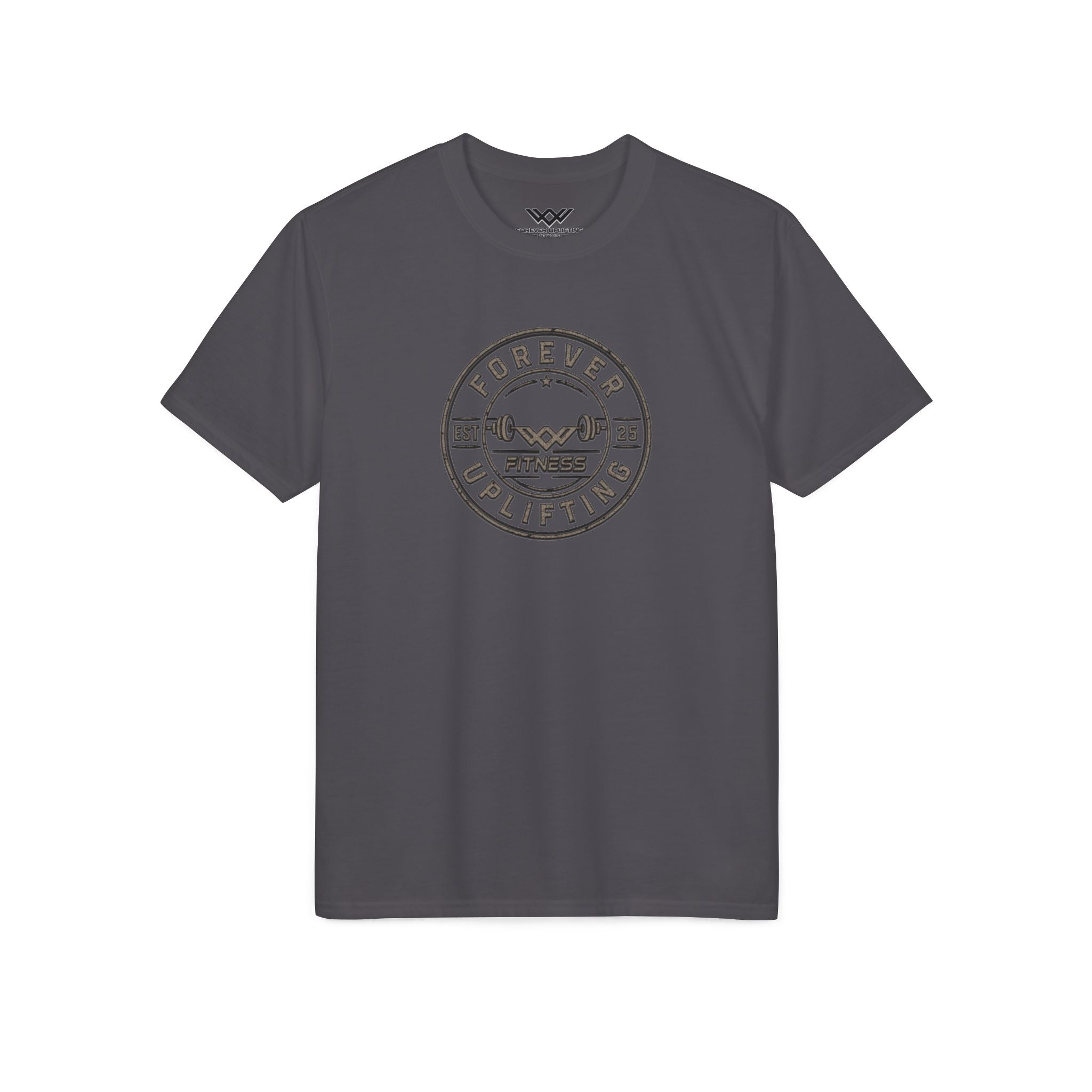 Vintage Circle Logo Performance Gym T-Shirt | Forever Uplifting Fitness