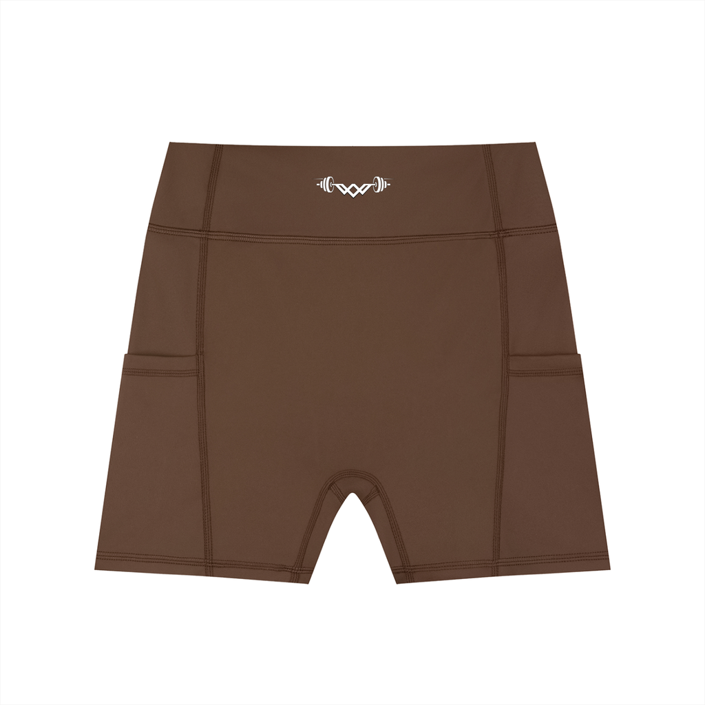 Women's High-Waisted Pocket Biker Shorts