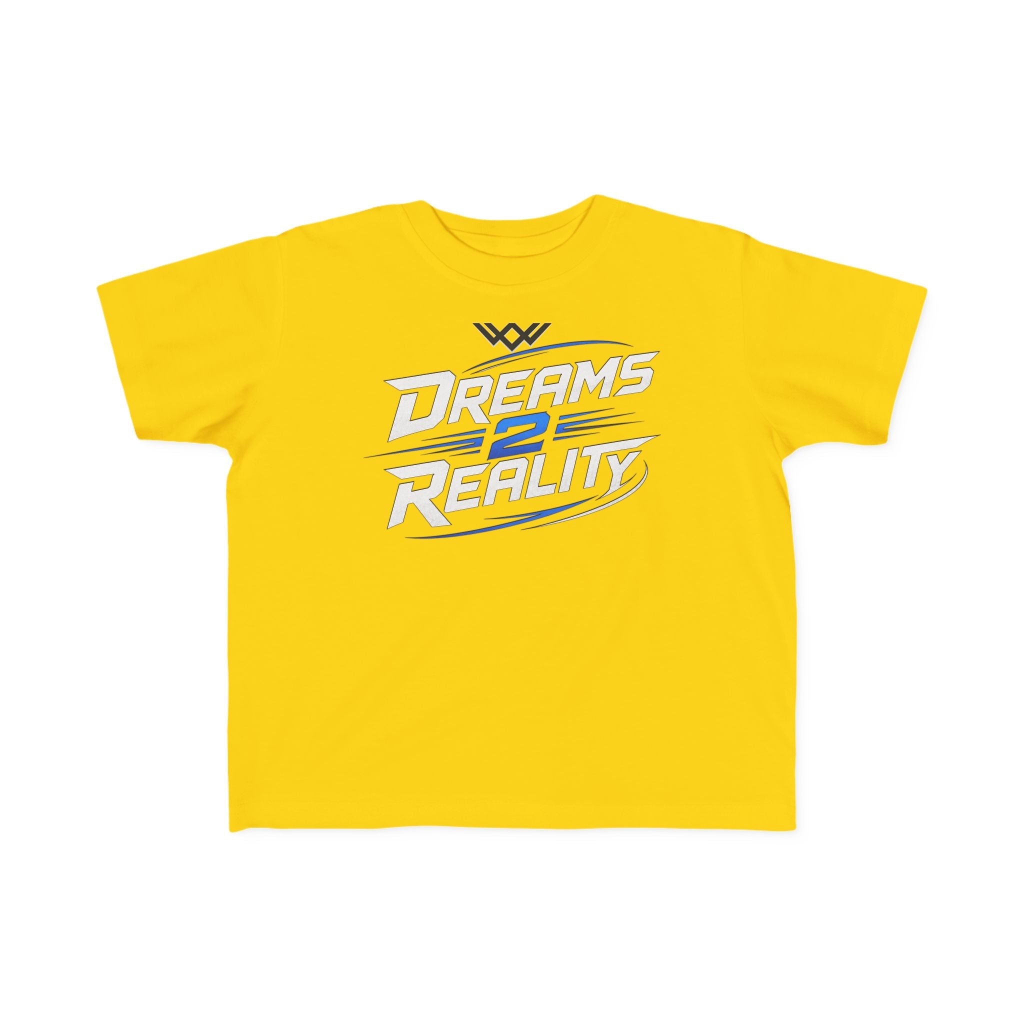 Toddlers Motivational Graphic Tee | Dreams 2 Reality | FUF
