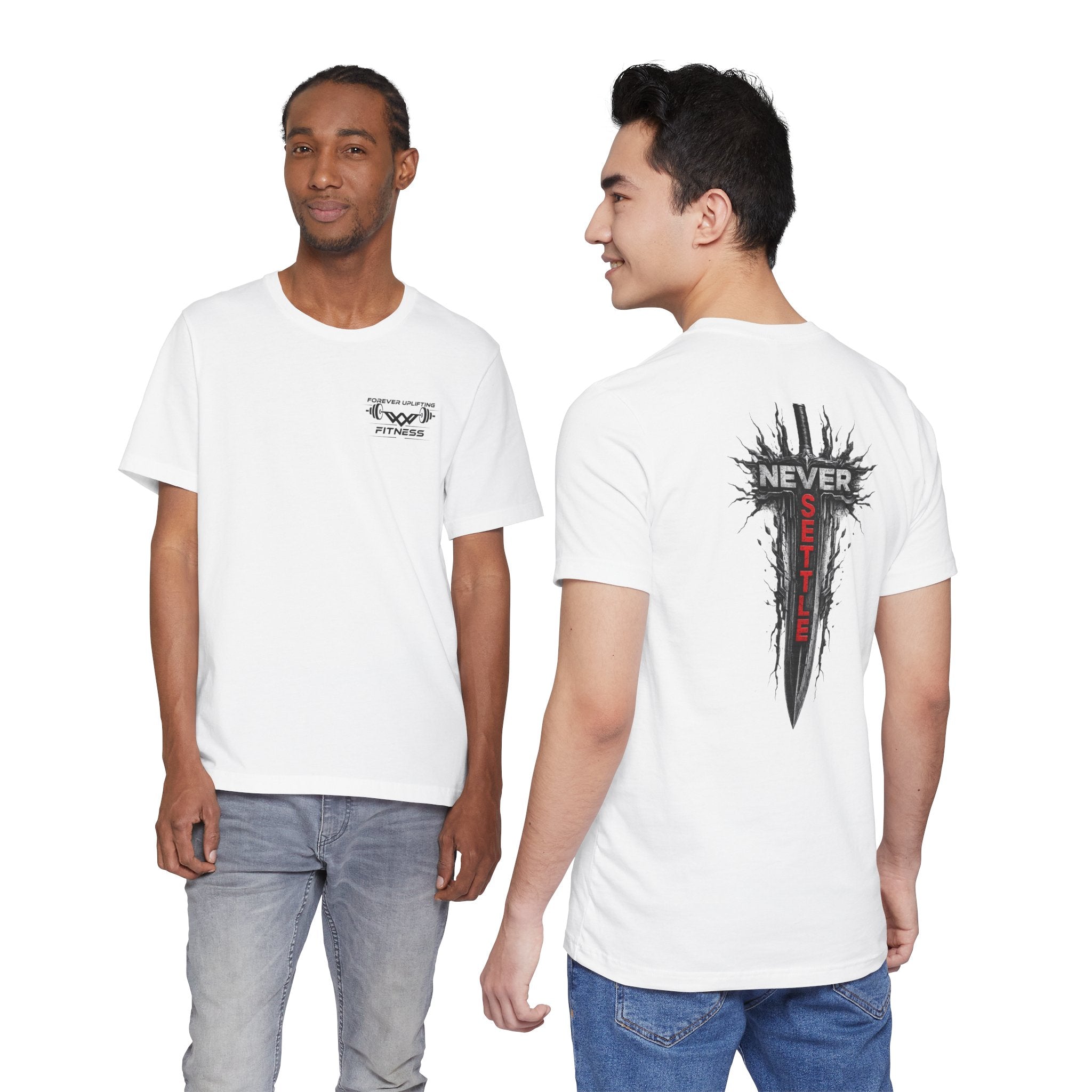 Forged In Discipline Premium Gym T-Shirt | Forever Uplifting Fitness