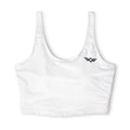 'Never Settle' Sports Bra — | Rhino Grey | Performance Crop Top