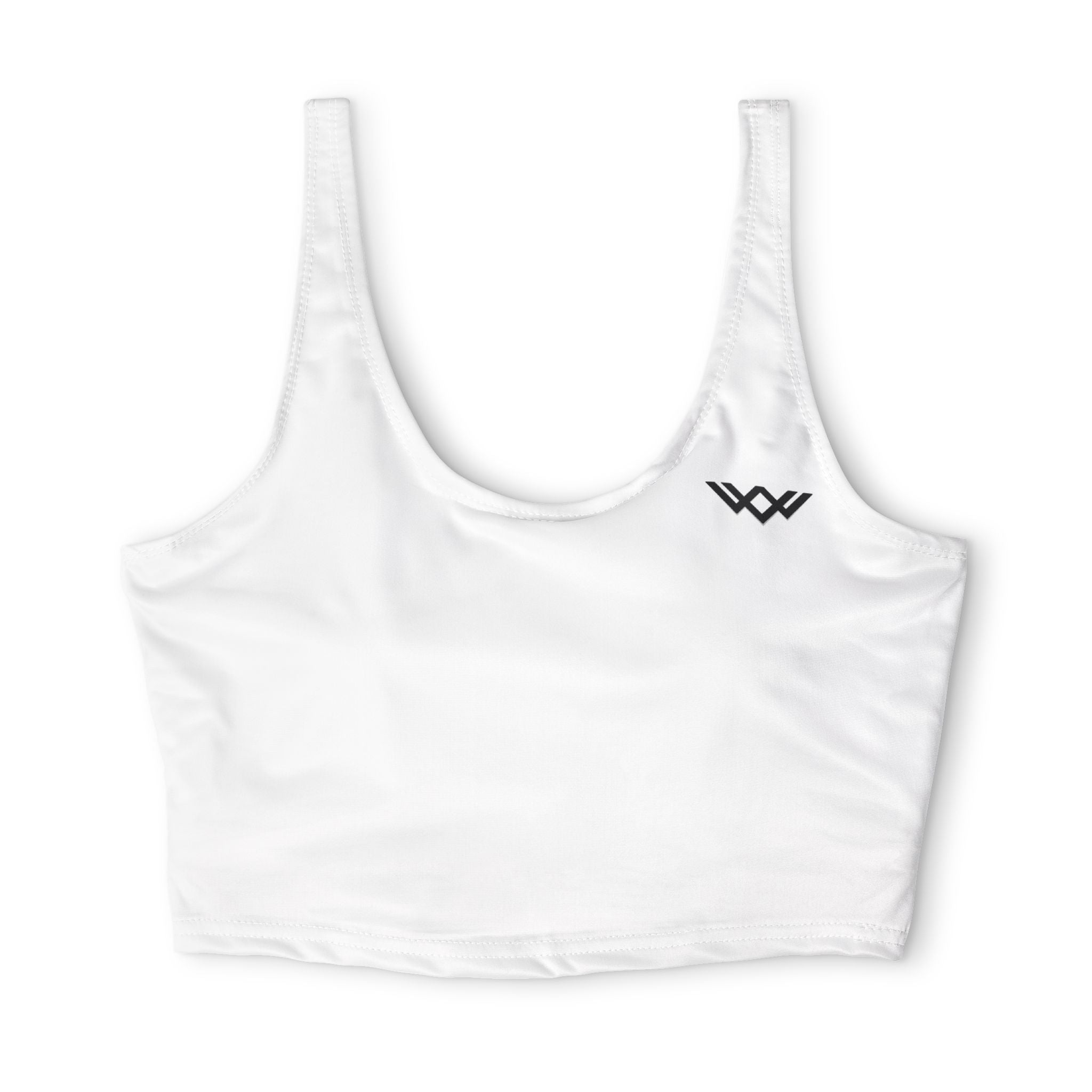 'Never Settle' Sports Bra — | Rhino Grey | Performance Crop Top