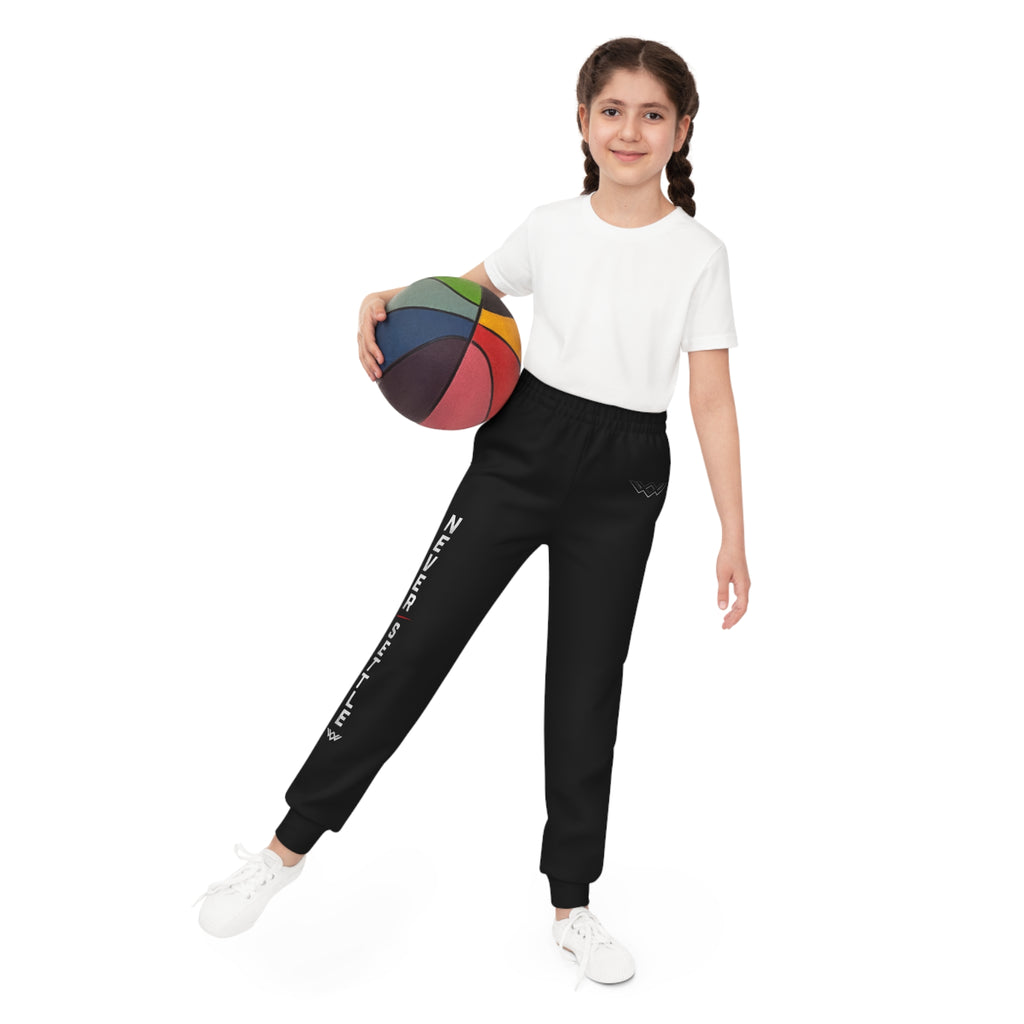 Youth — 'Never Settle' Black Athletic Sweatpants