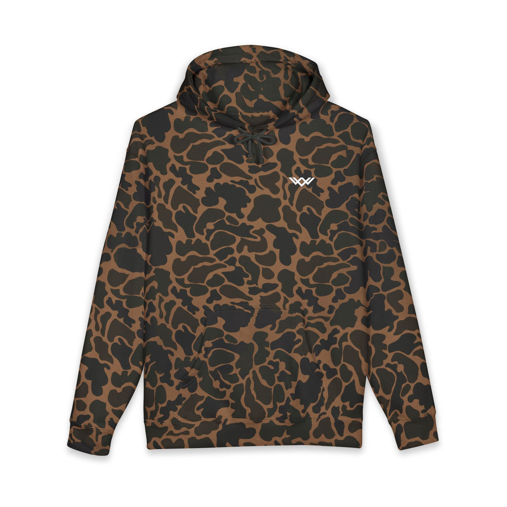 Minimal Logo Heavyweight Camo Pullover Hoodie | FUL