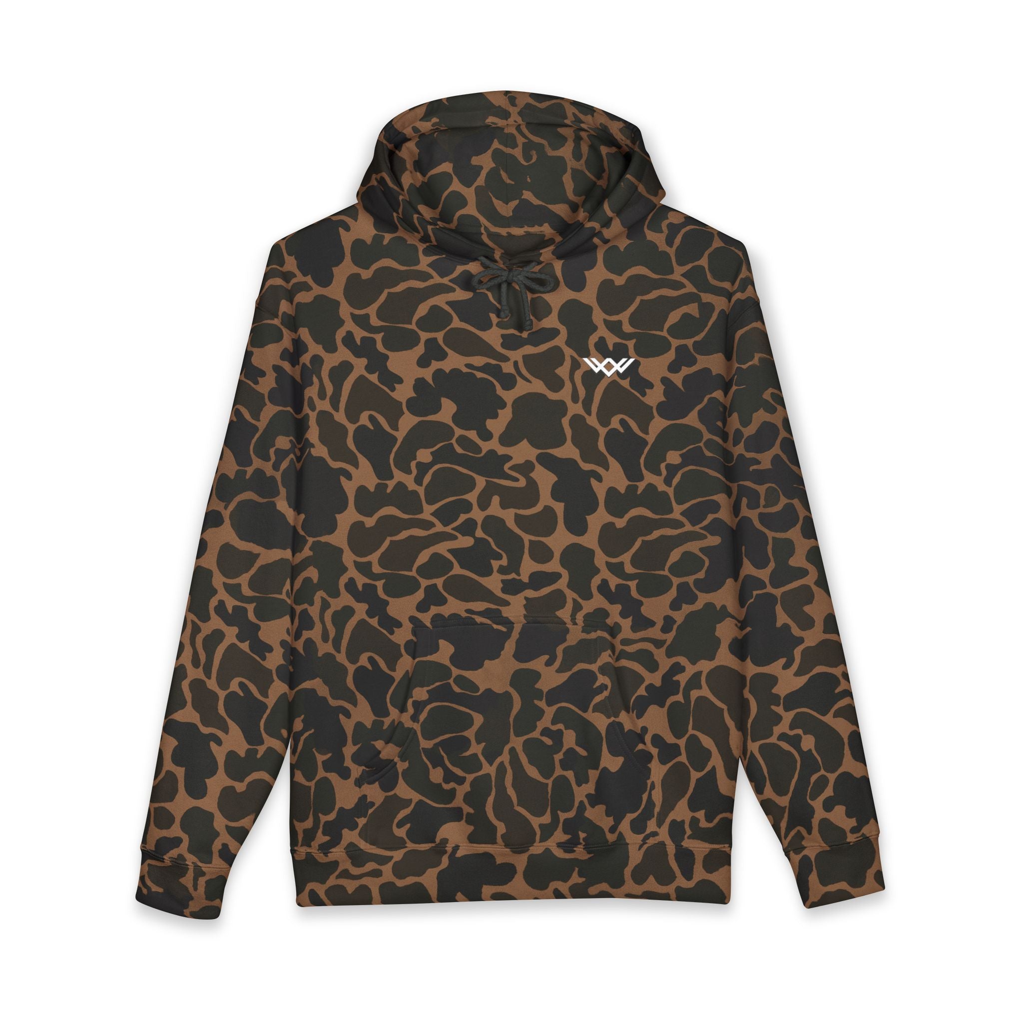 Minimal Logo Heavyweight Camo Pullover Hoodie | FUL