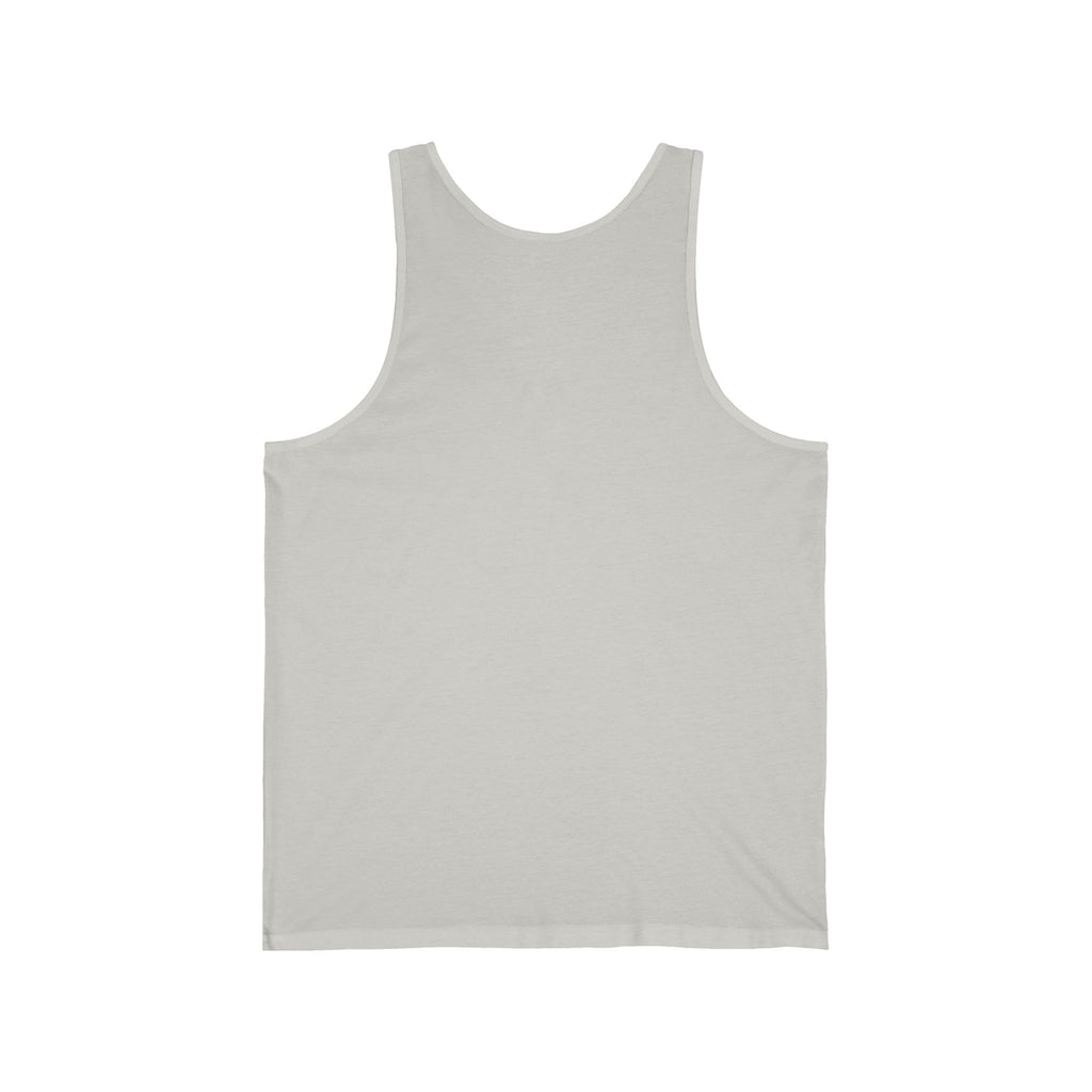 Unisex Jersey Tank Top — Minimal Chest logo