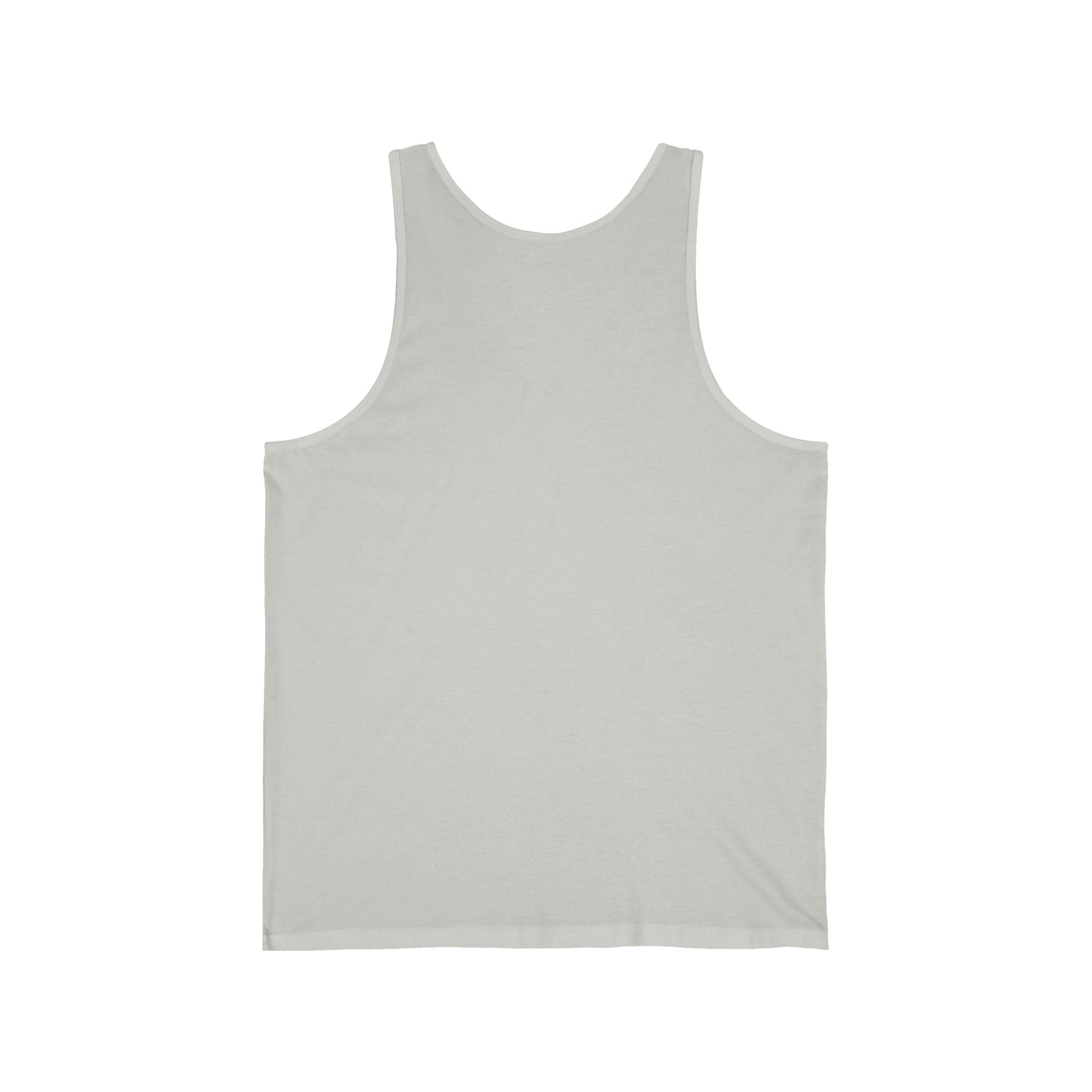Unisex Jersey Tank Top — Minimal Chest logo