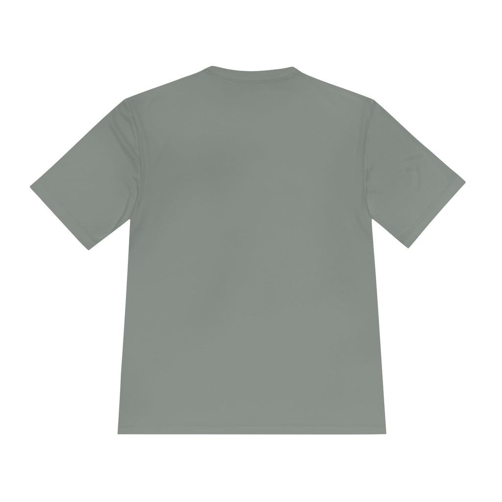 Moisture-Wicking Performance Tee — Minimal Black Chest Logo