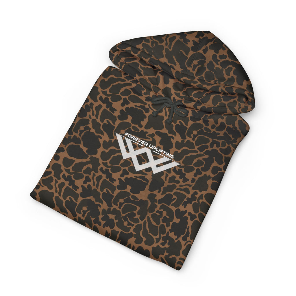 Minimal Chest Logo Heavyweight Camo Pullover Hoodie | FUL