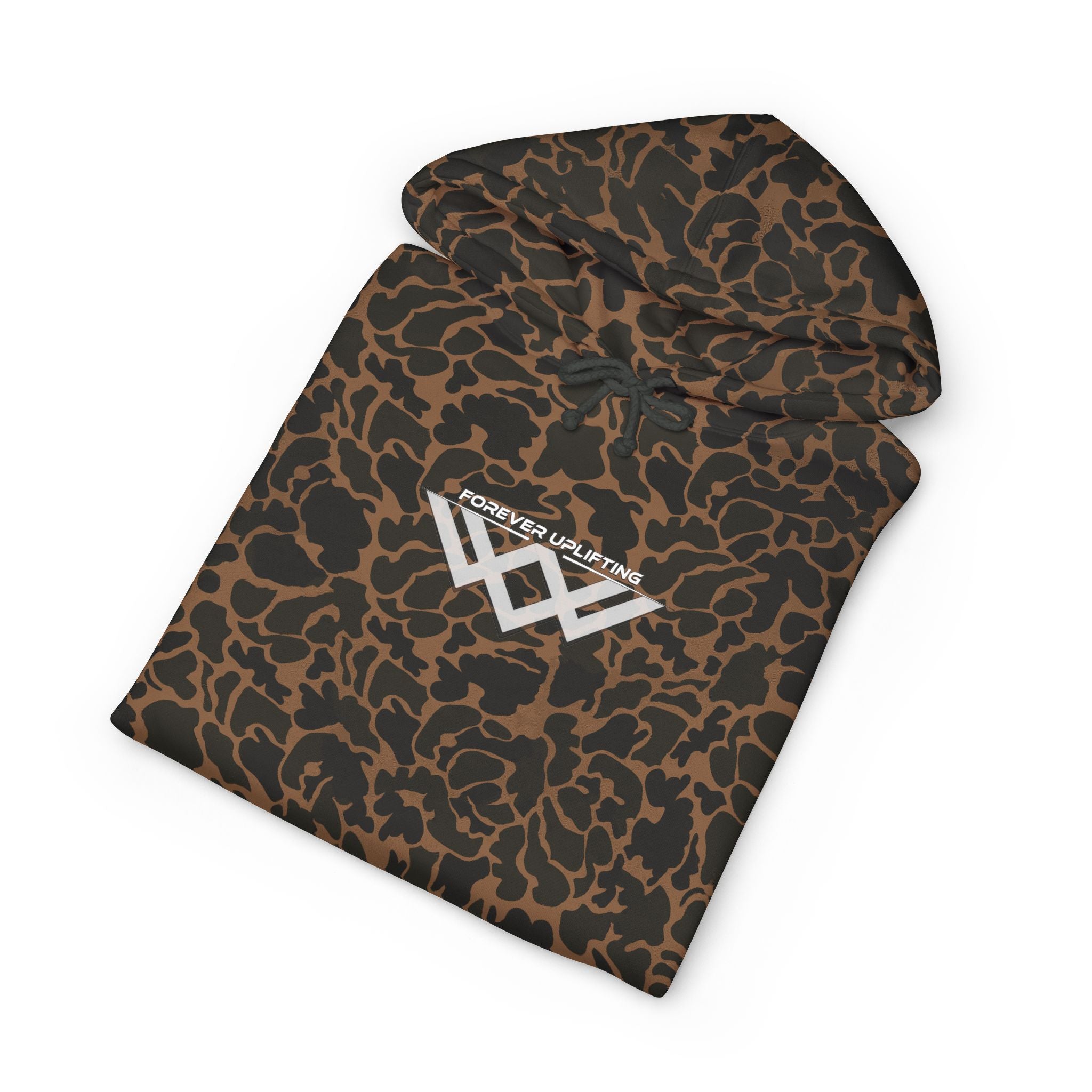 Minimal Chest Logo Heavyweight Camo Pullover Hoodie | FUL