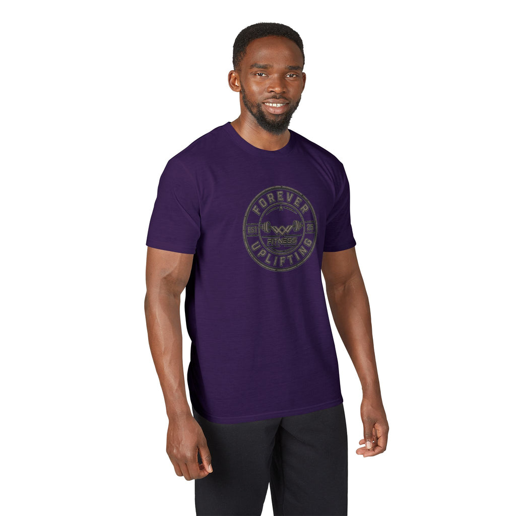 Vintage Circle Logo Performance Gym T-Shirt | Forever Uplifting Fitness