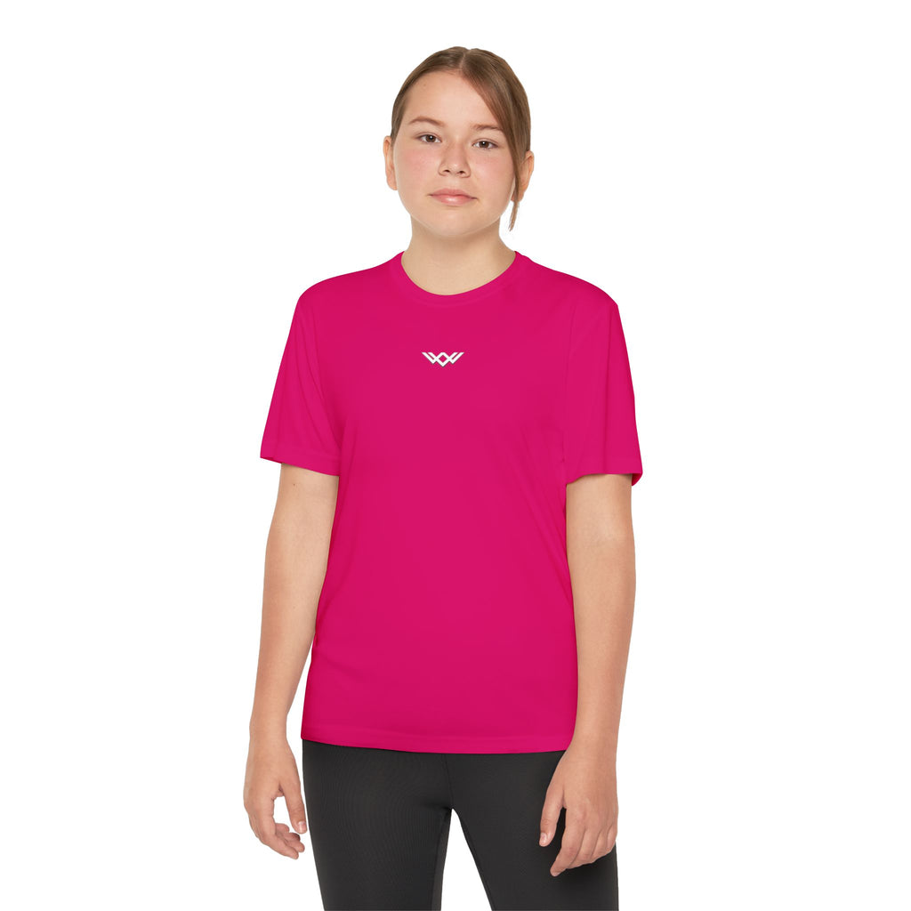 Youth Competitor Tee — Minimalist Chest Logo