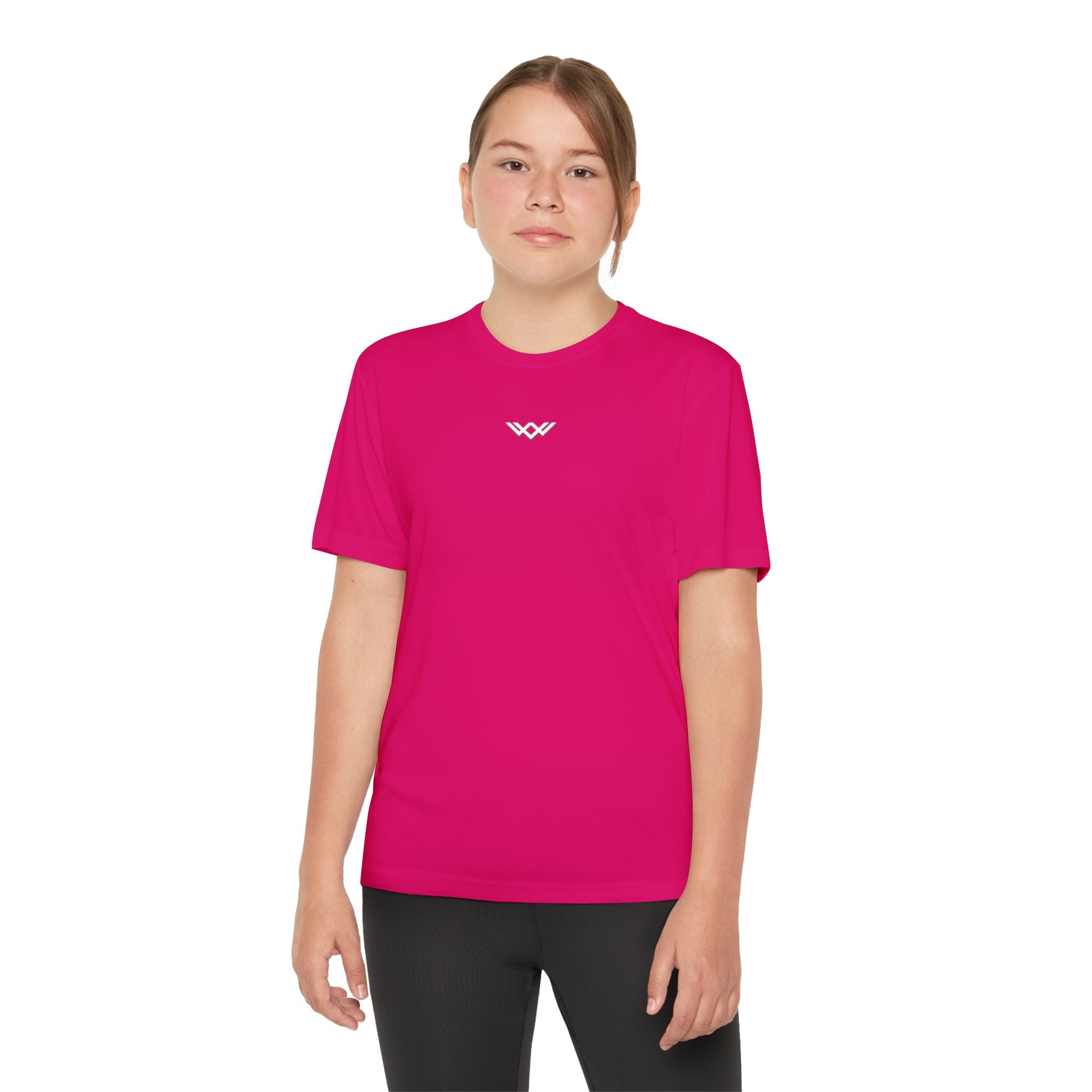 Youth Competitor Tee — Minimalist Chest Logo