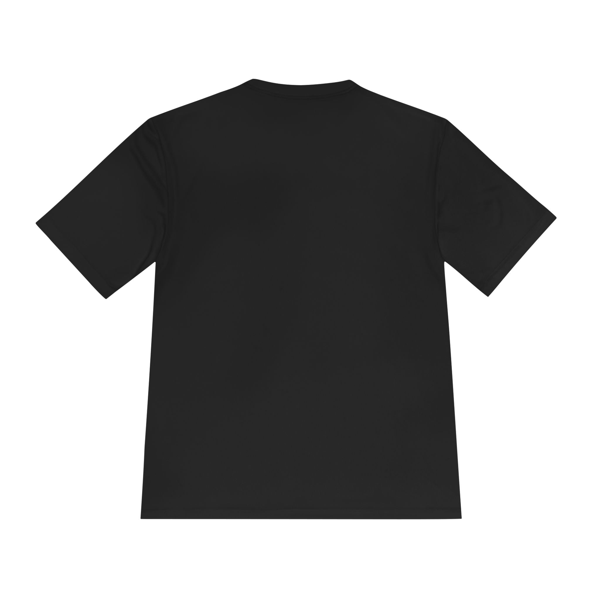 Moisture-Wicking Performance Tee — Minimal Black Chest Logo