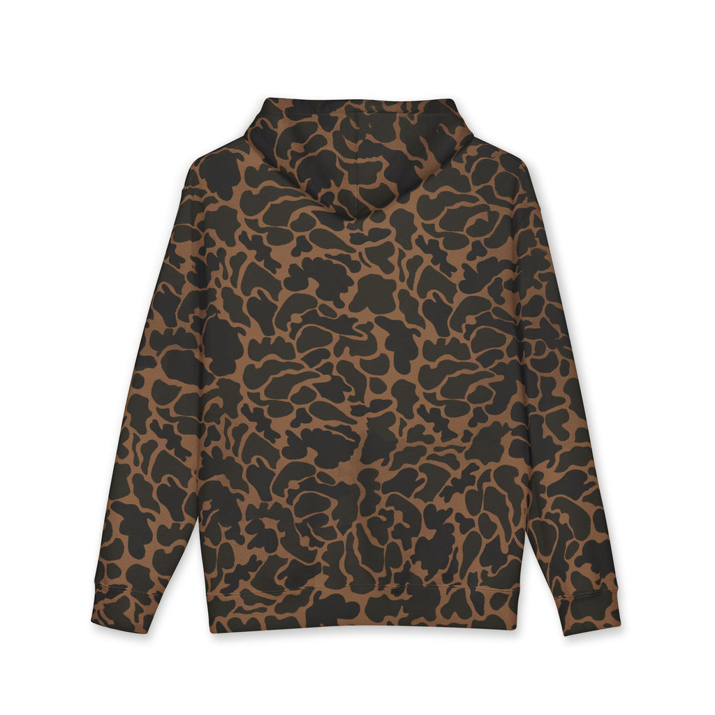 Minimal Chest Logo Heavyweight Camo Pullover Hoodie | FUL