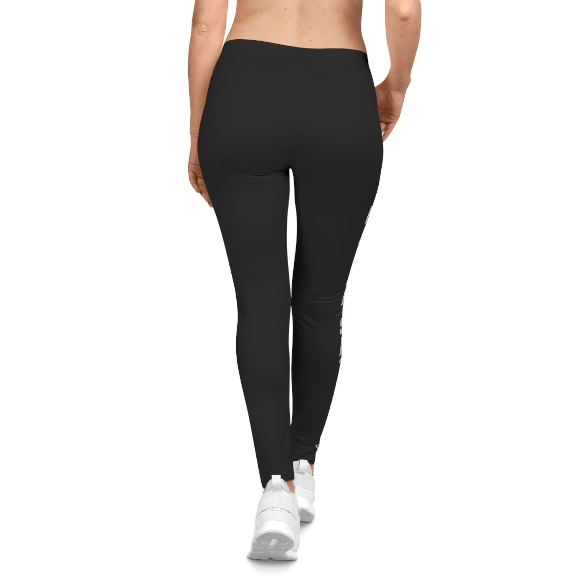 Women's | "Never Settle" Black Athletic Leggings