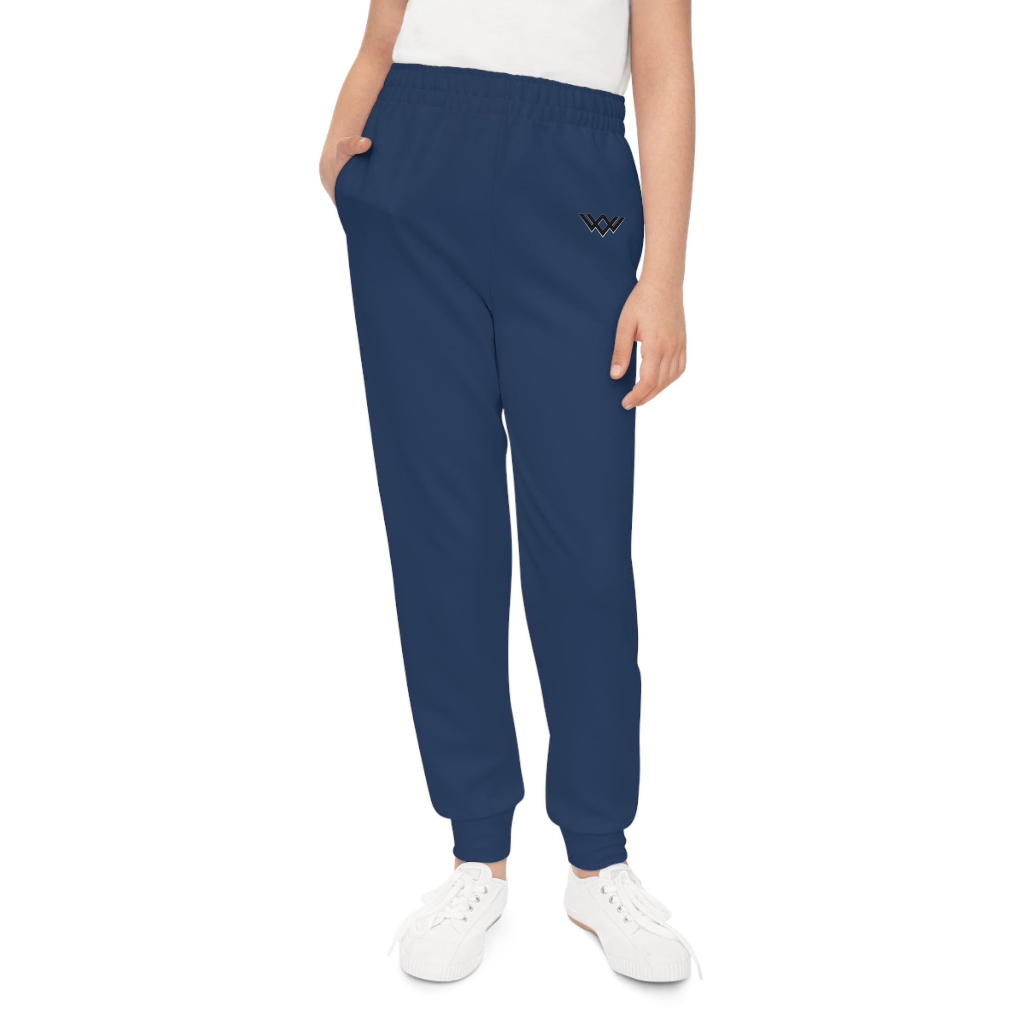 Youth — Navy Athletic Sweatpants