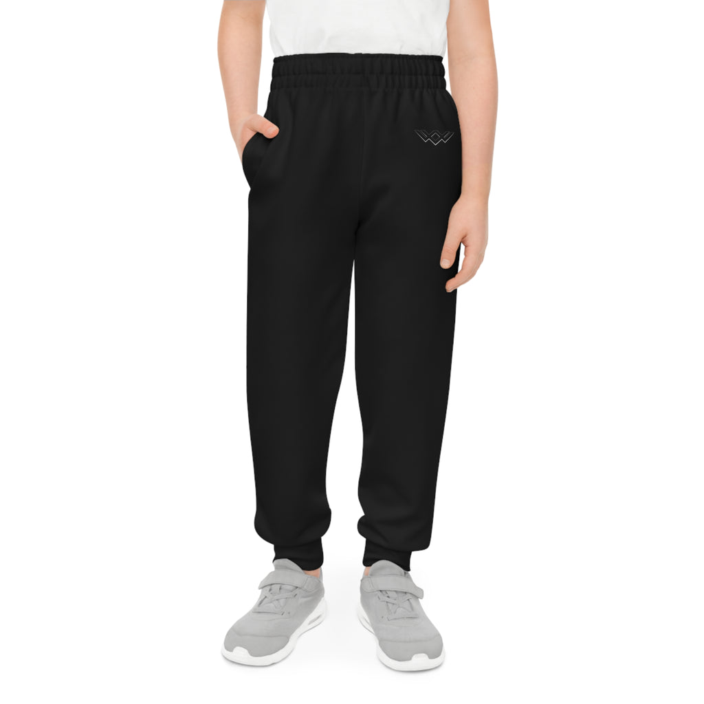 Youth —  Black Athletic Sweatpants