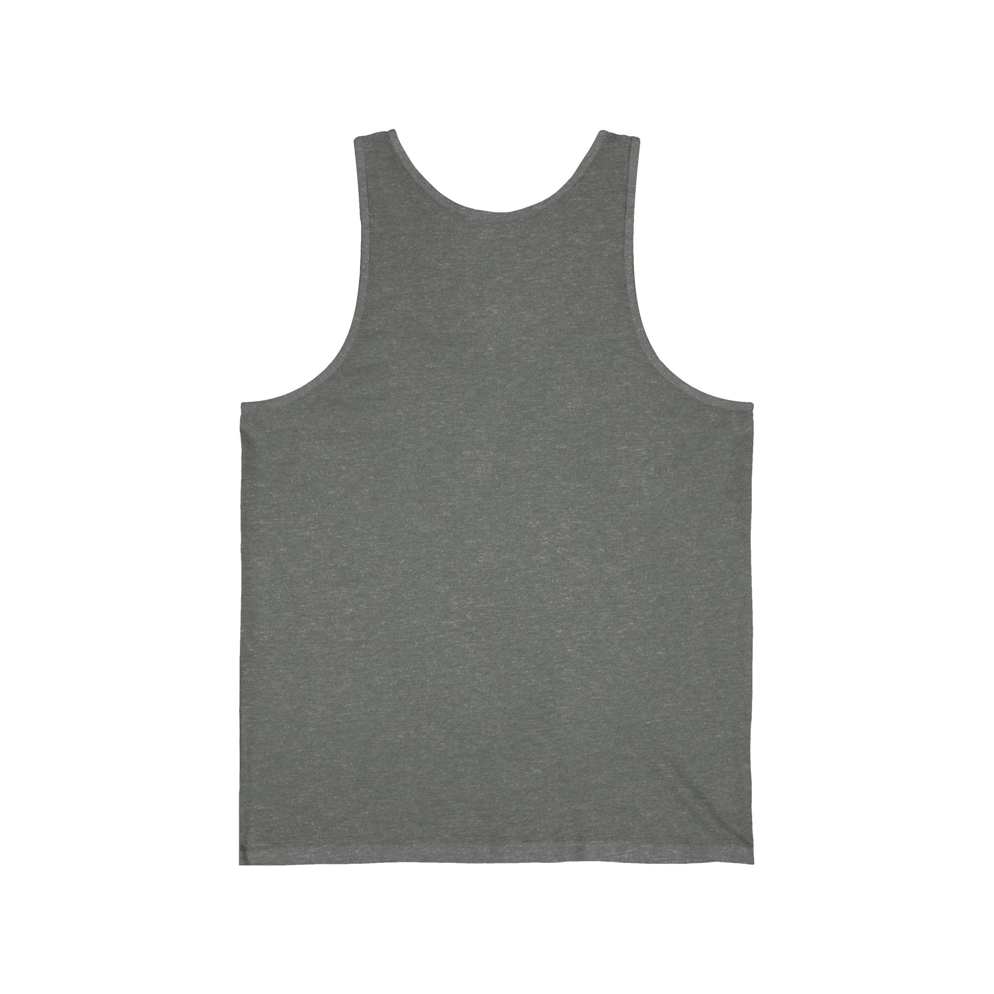 Unisex Jersey Tank Top — Minimal Chest logo