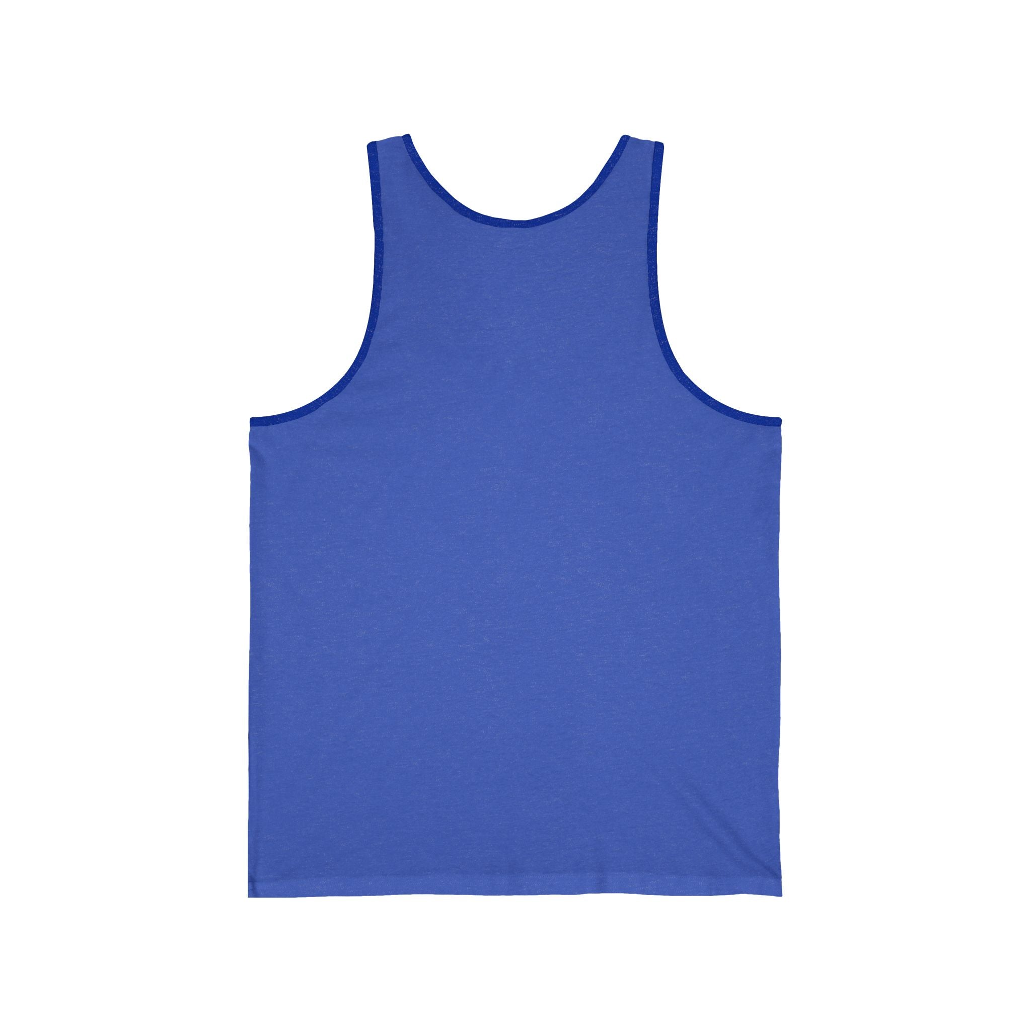 Unisex Jersey Tank Top — Minimal Chest logo