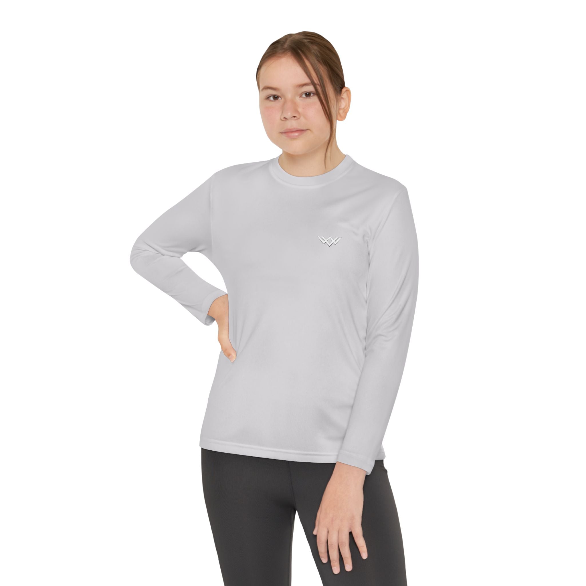Kids Lightweight Long Sleeve Signature Logo Tee