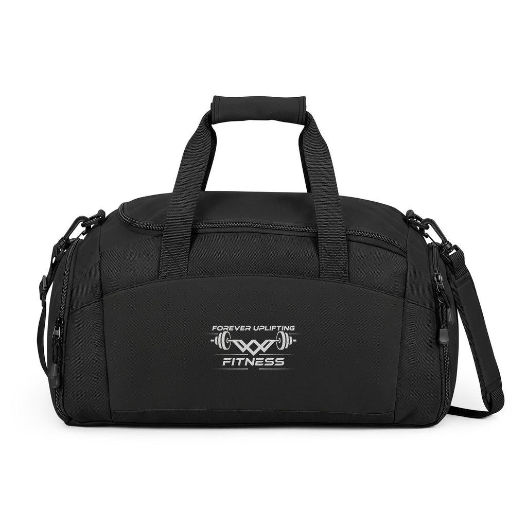 Fitness Duffle Bag — "Forever Uplifting Fitness" Weightlifting Gym Bag