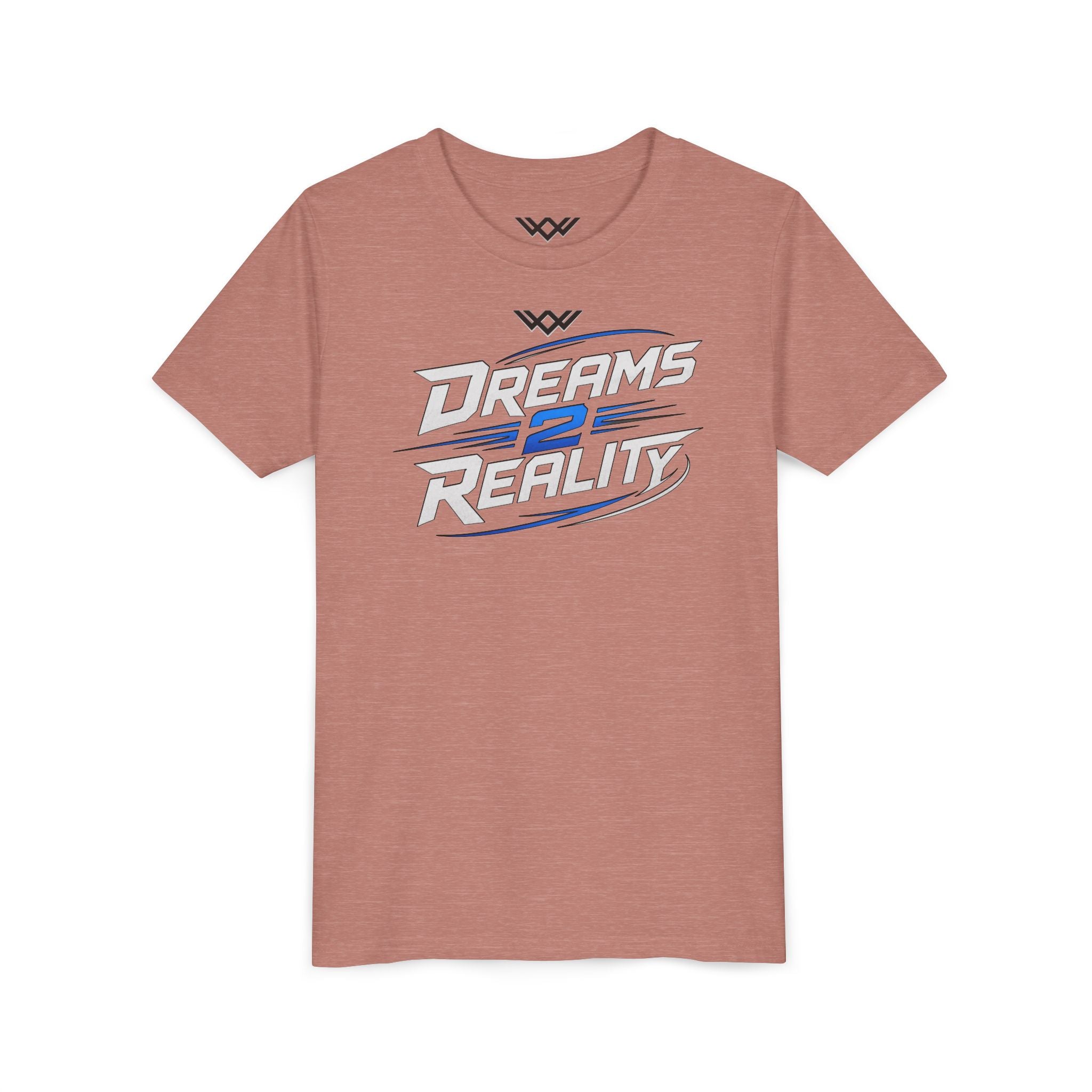 Youths Motivational Graphic Tee Dreams 2 Reality