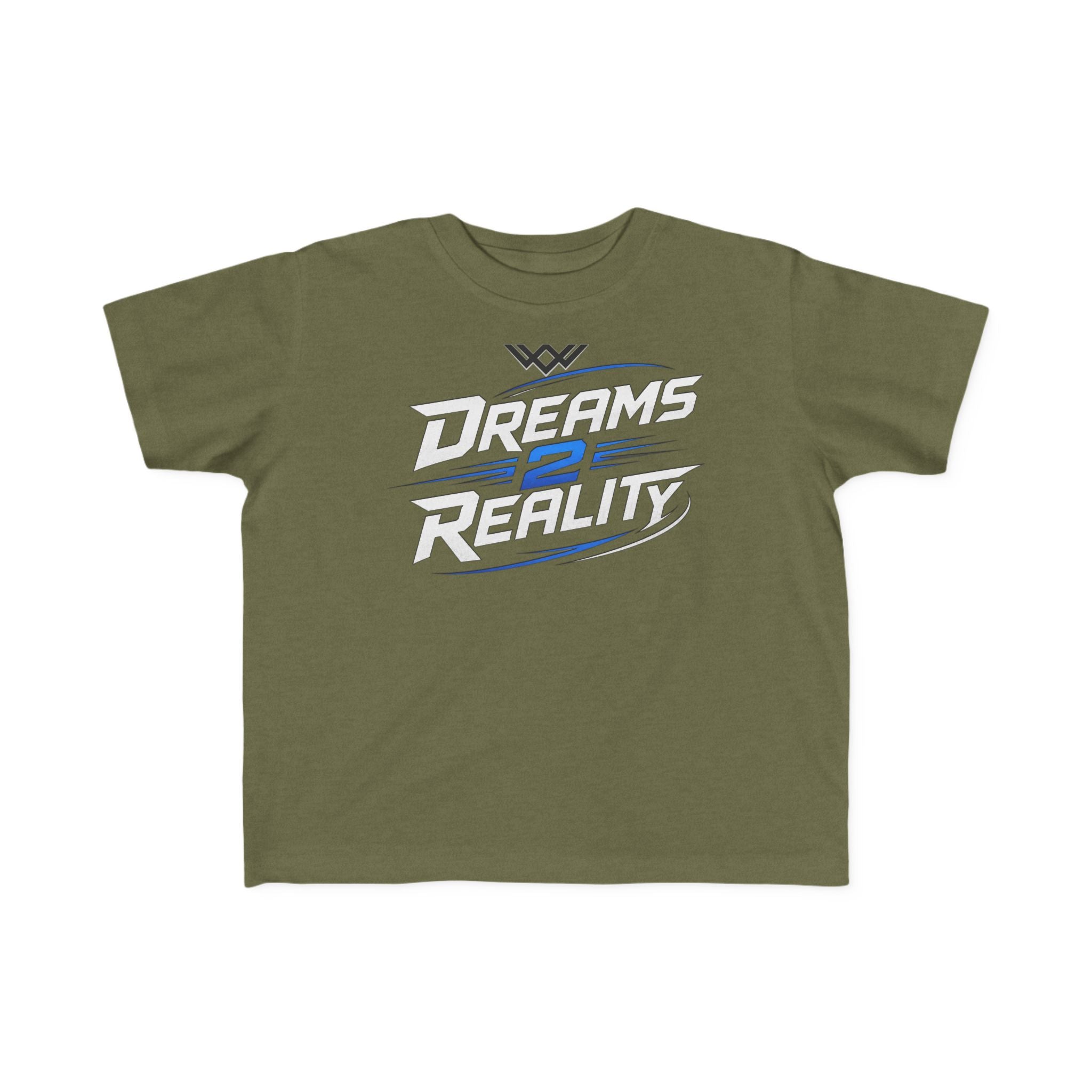 Toddlers Motivational Graphic Tee | Dreams 2 Reality | FUF