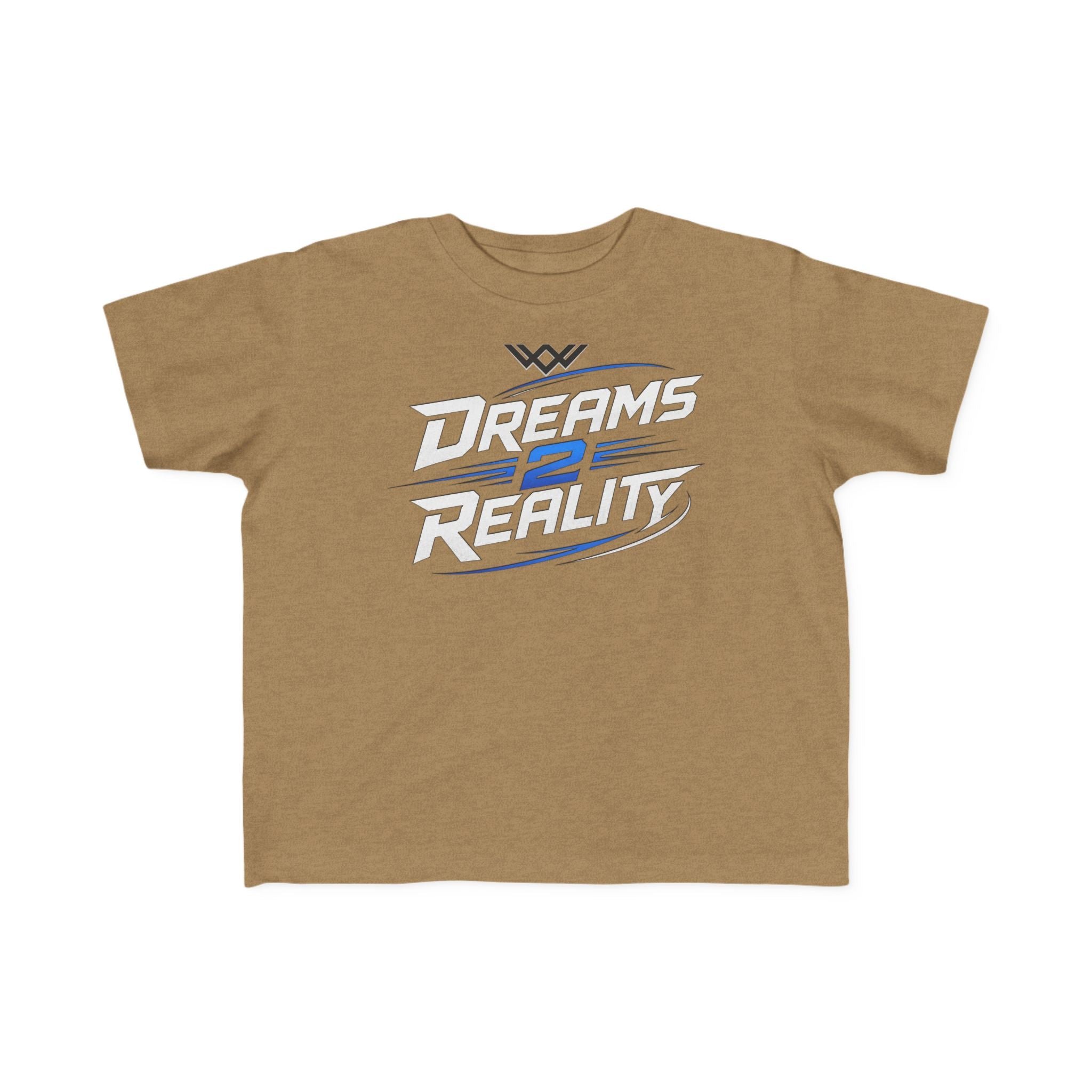 Toddlers Motivational Graphic Tee | Dreams 2 Reality | FUF