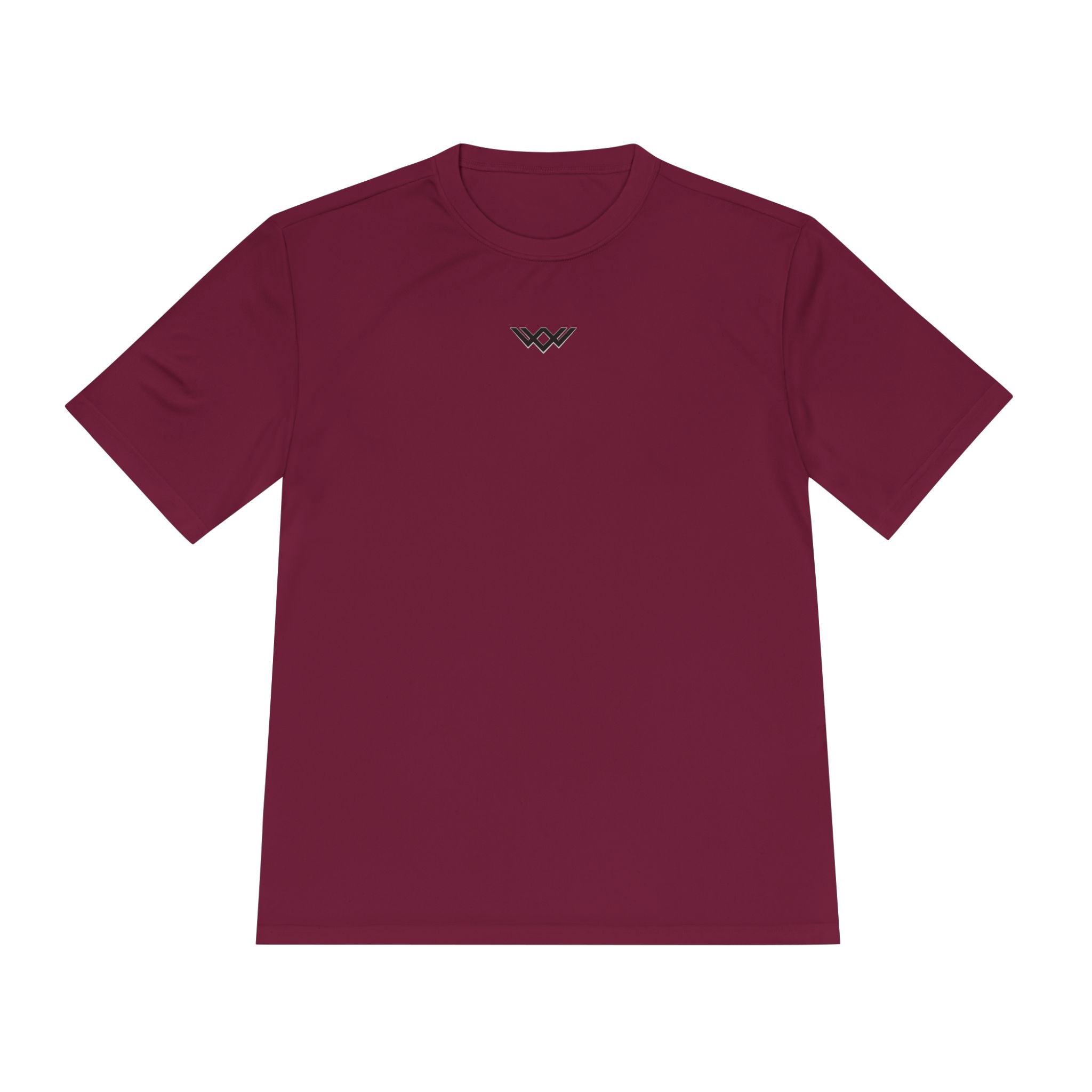 Moisture-Wicking Performance Tee — Minimal Black Chest Logo