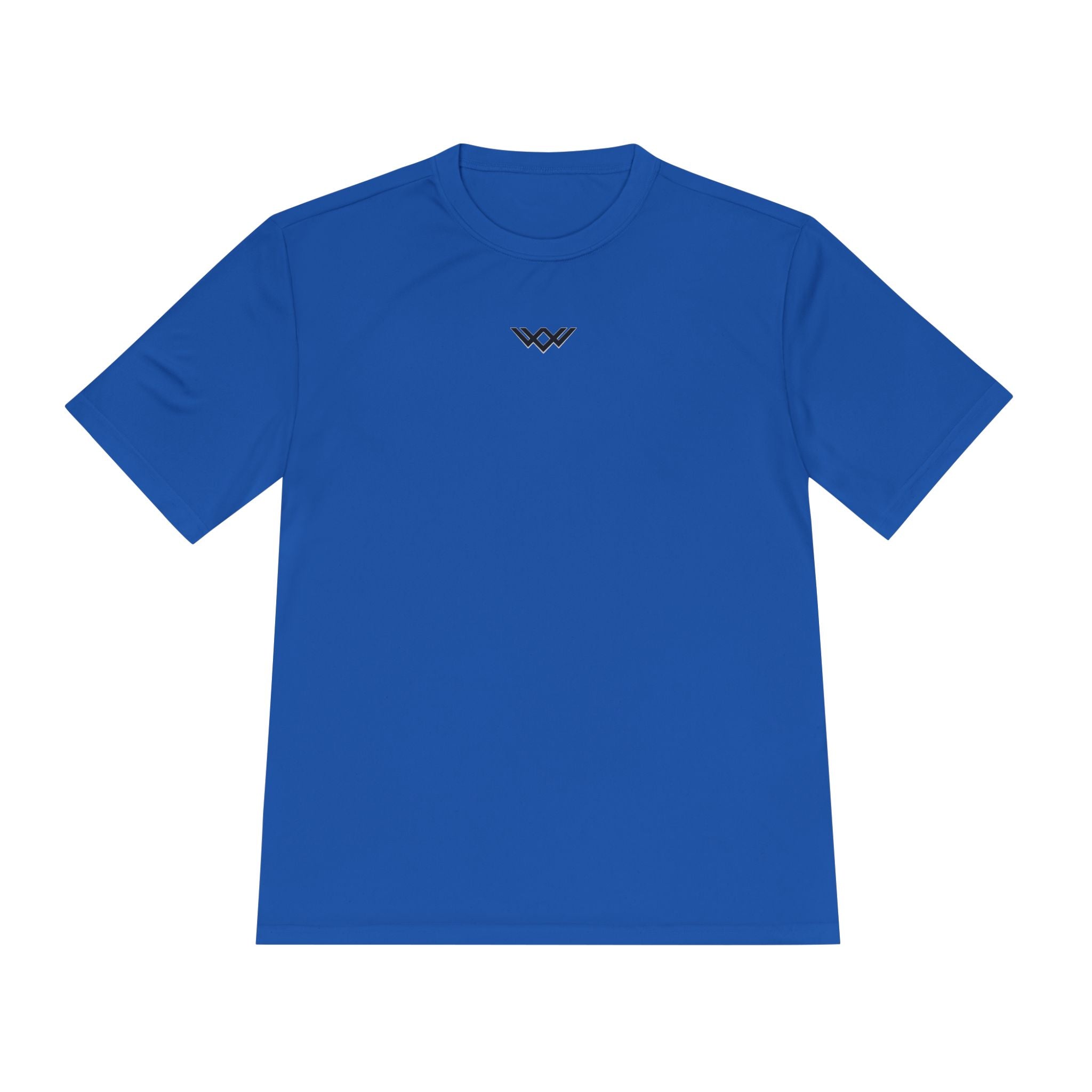 Moisture-Wicking Performance Tee — Minimal Black Chest Logo