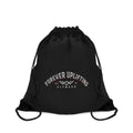 Forever Uplifting Fitness Drawstring Bag — Gym Tote with Motivational Logo