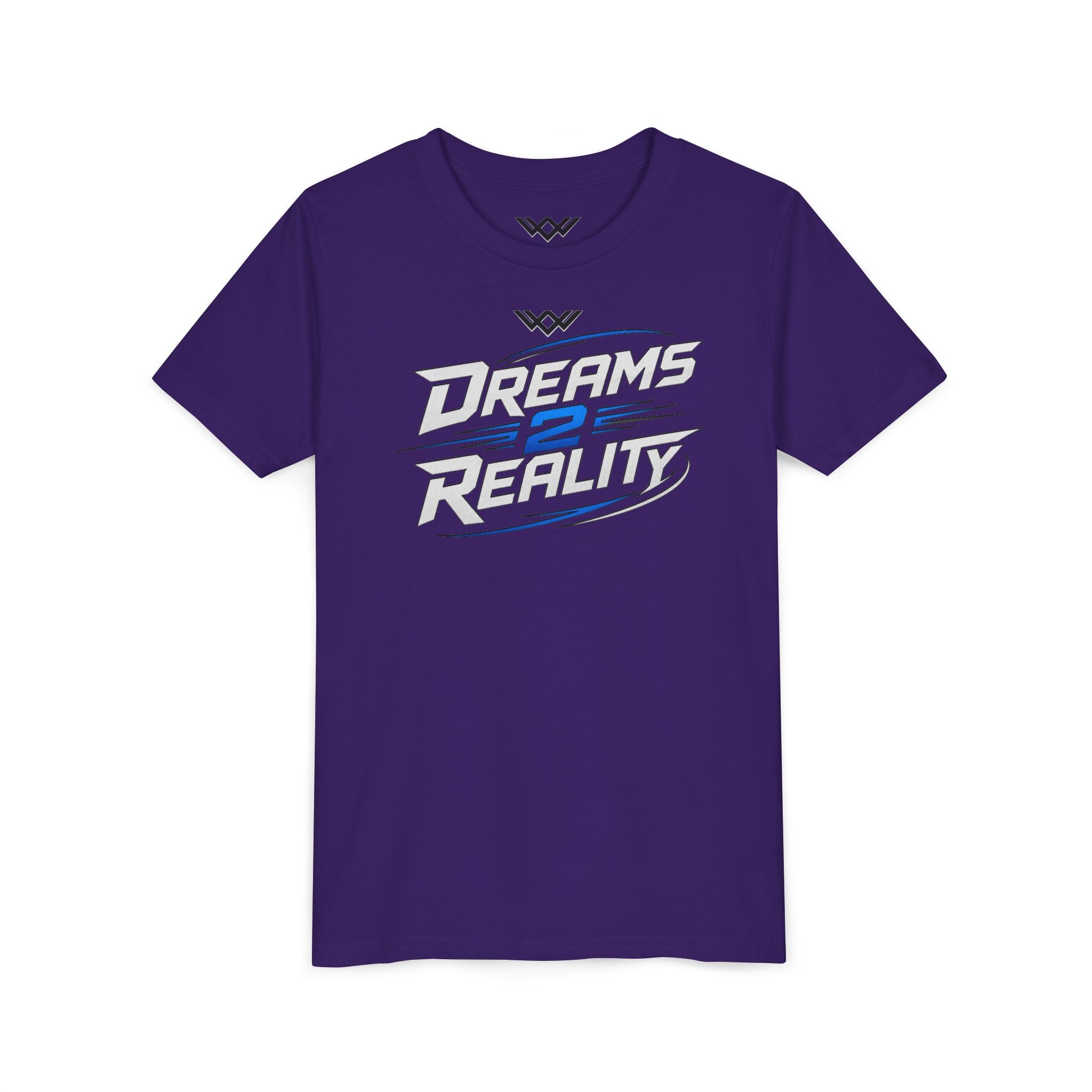 Youths Motivational Graphic Tee Dreams 2 Reality