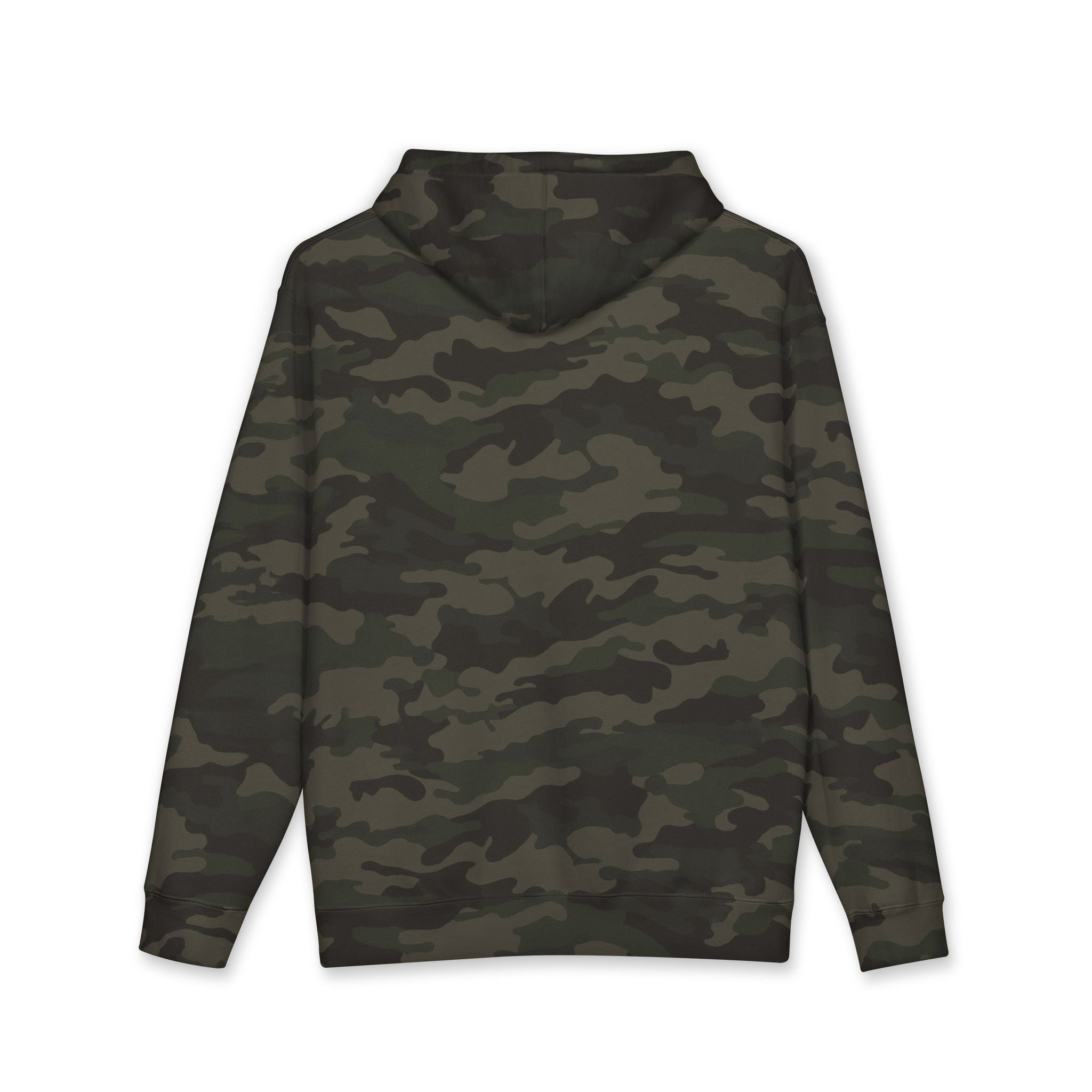 Minimal Chest Logo Heavyweight Camo Pullover Hoodie | FUL