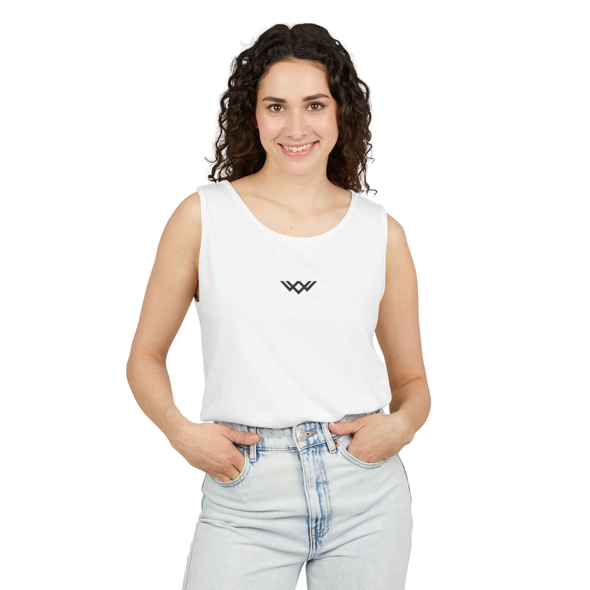 Women's Tank Top — Minimal Centre Chest Logo